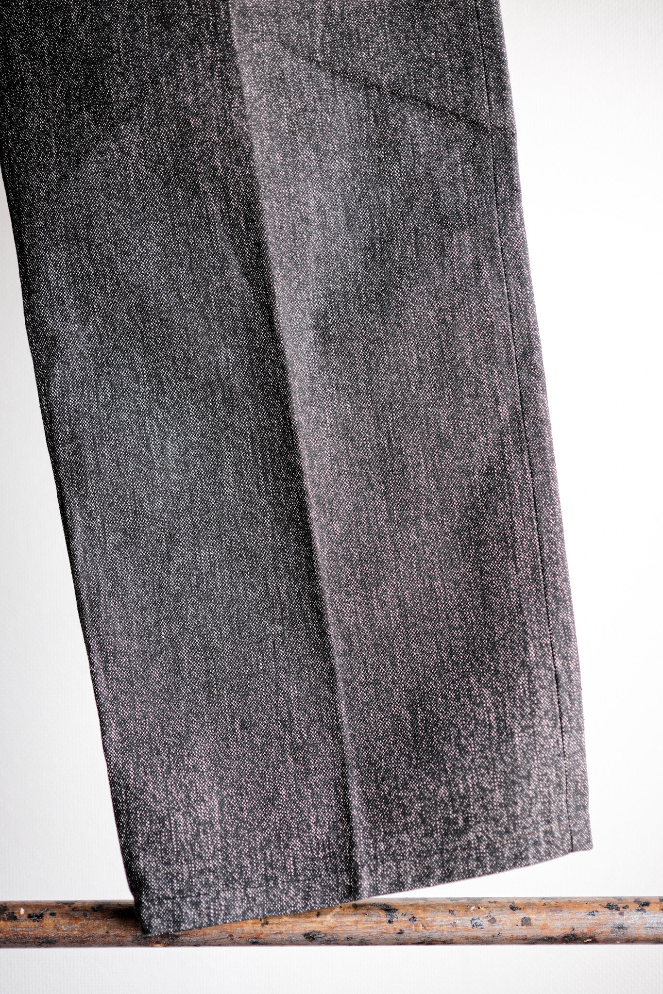 【~30's】French Vintage Black Chambray Work Pants “Dead Stock”