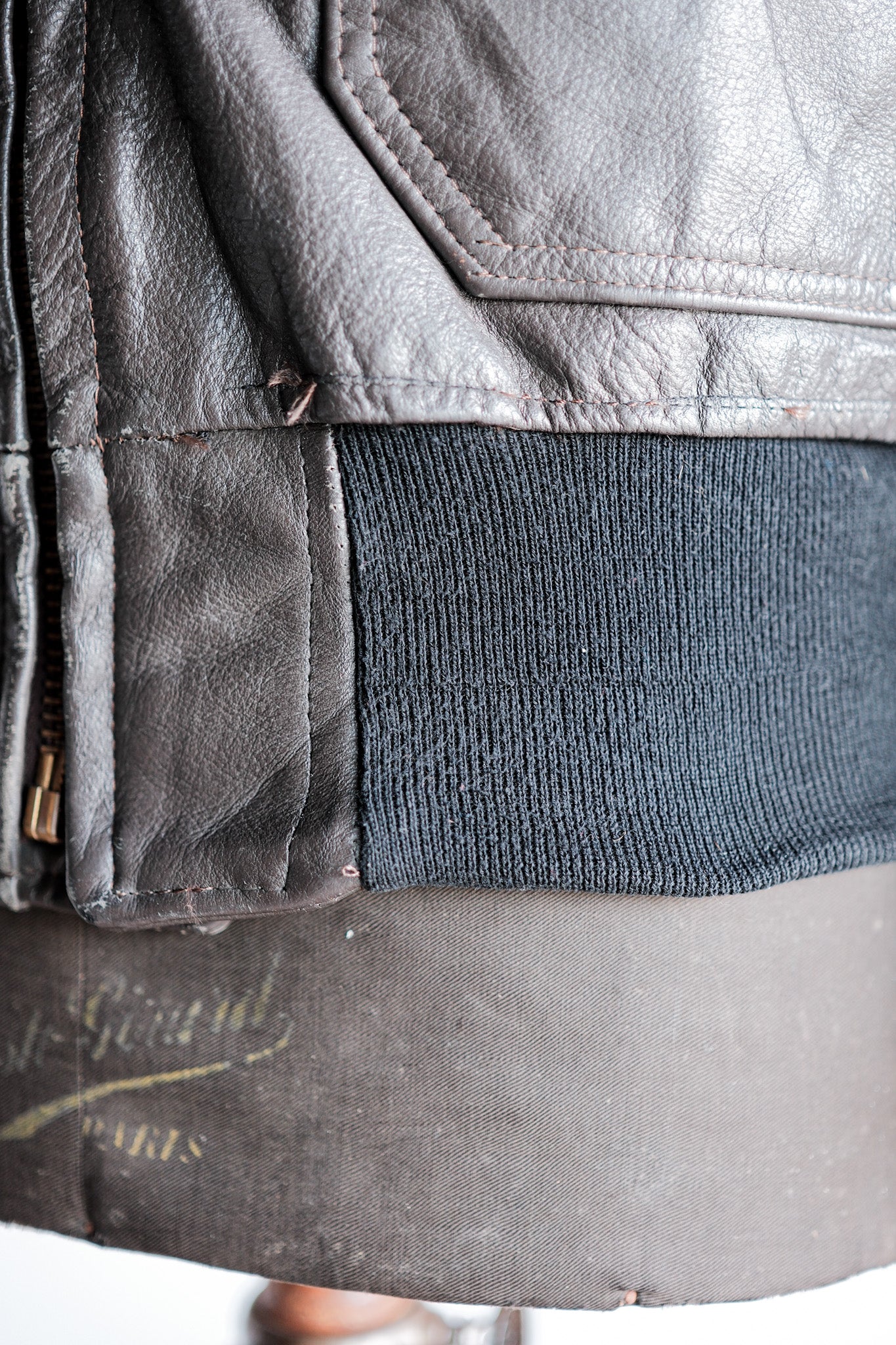 【~60's】U.S.NAVY G-1 Leather Flight Jacket Size.36