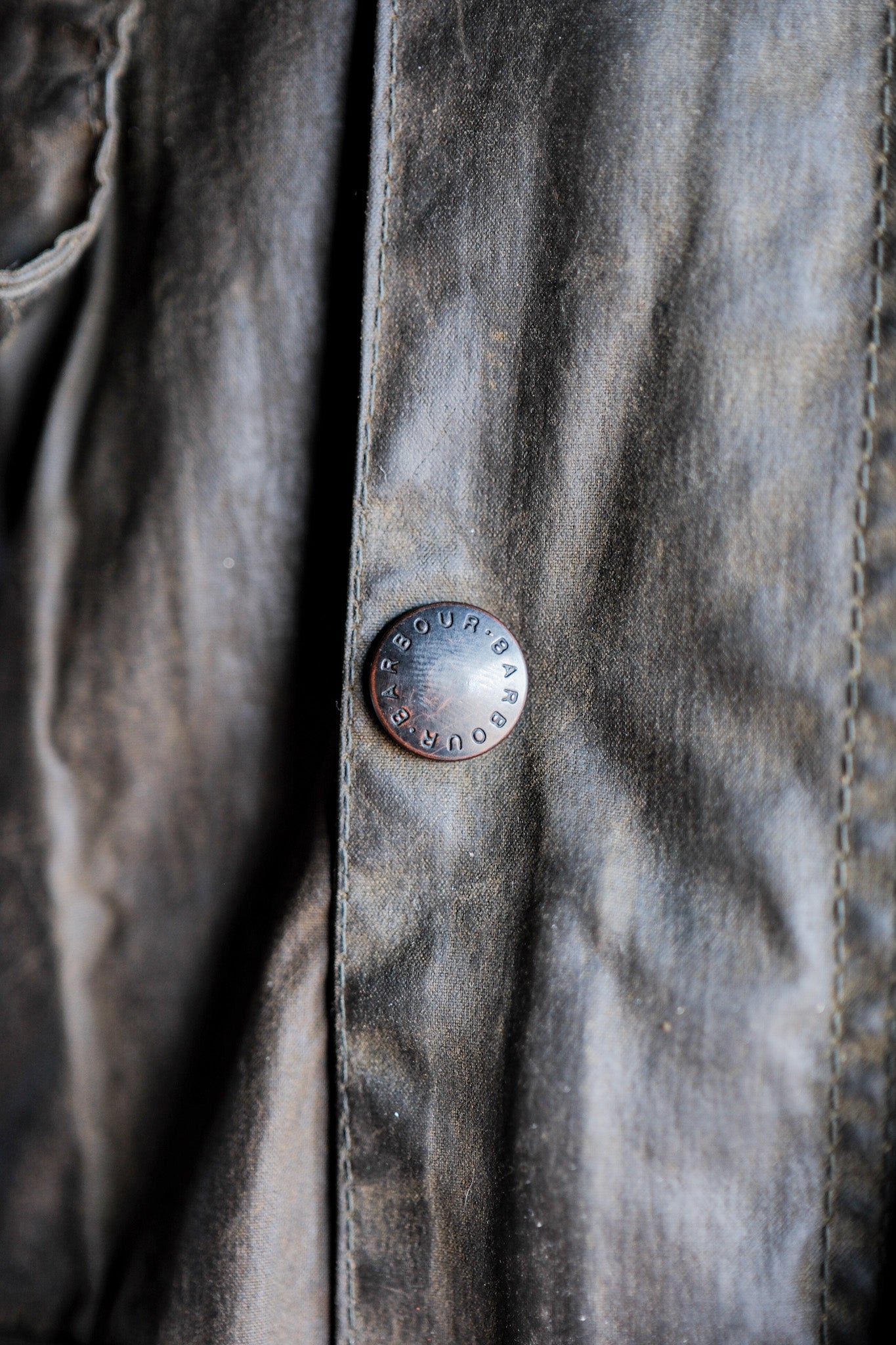 【~80’s】Vintage Barbour "BEDALE" 2 Crest Size.38 "4 Pockets"