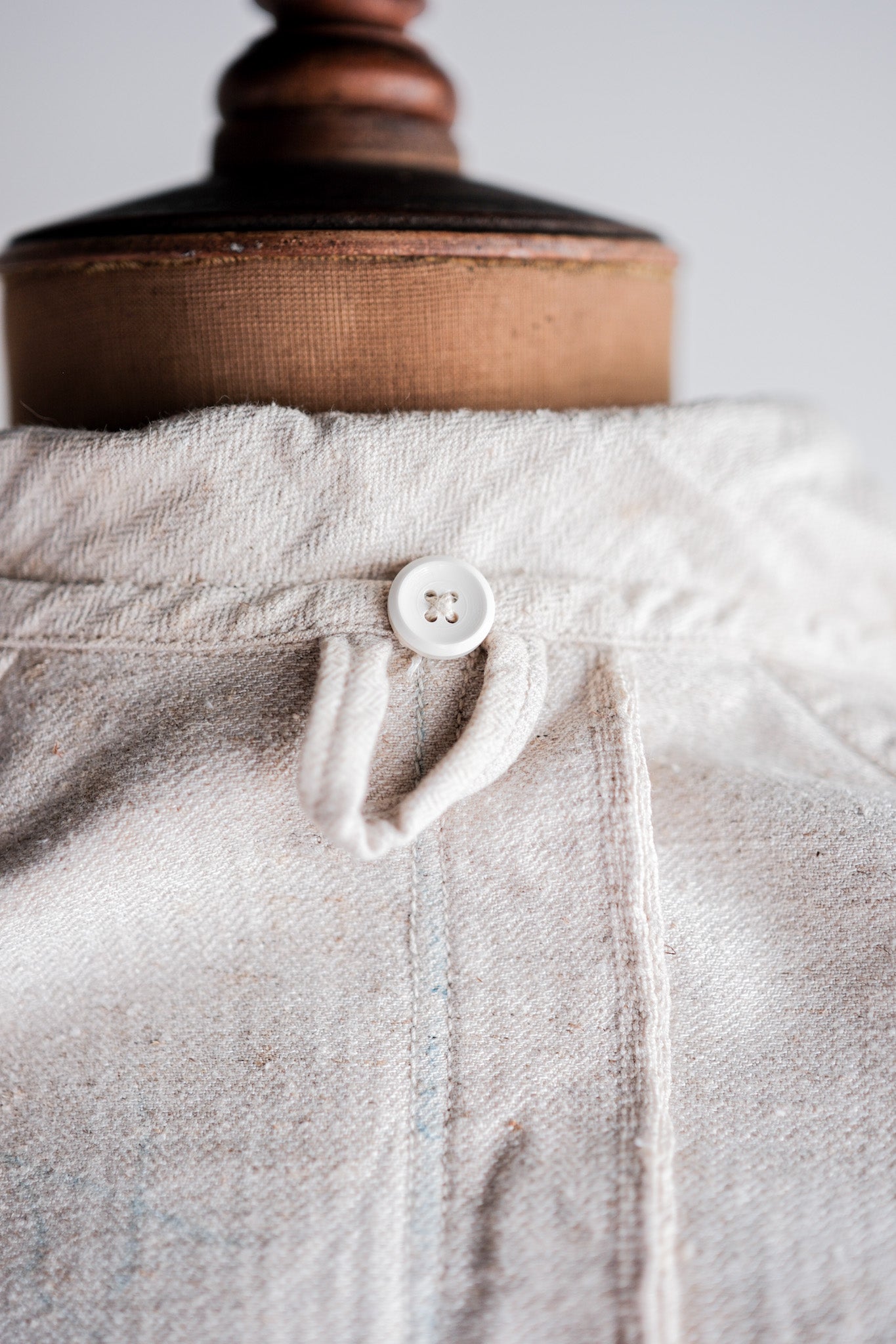 【~40's】German Air Force Drillich HBT Linen Jacket "Luftwaffe"