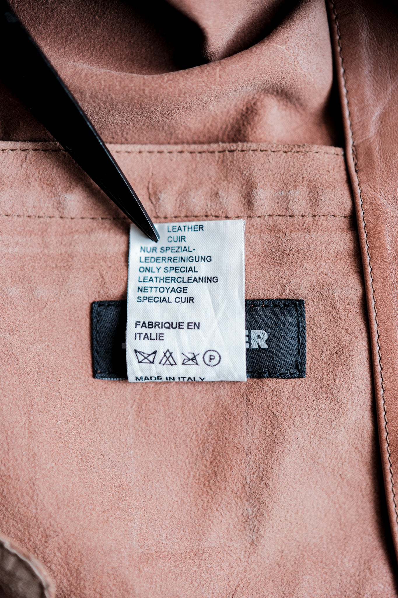 【~90’s】Old JIL SANDER Leather Jacket Size.48