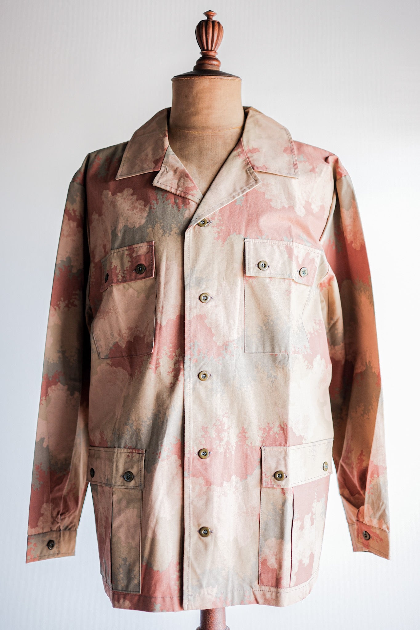 Czea lovakian army detector pattern camouflage field jacket size. 52 "test sample" "dead stock"