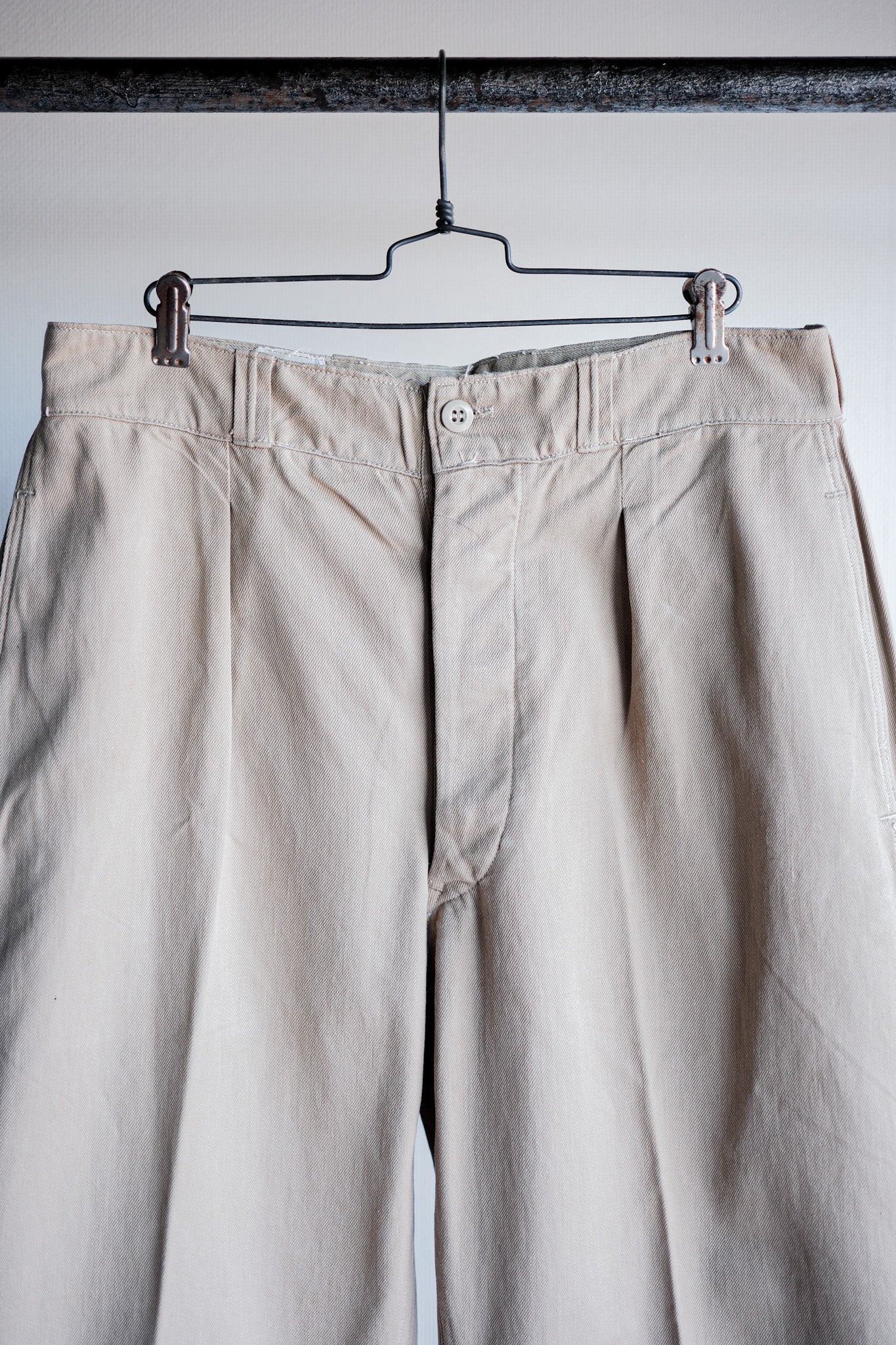 【~60's】French Army M52 Chino Trousers Size.23