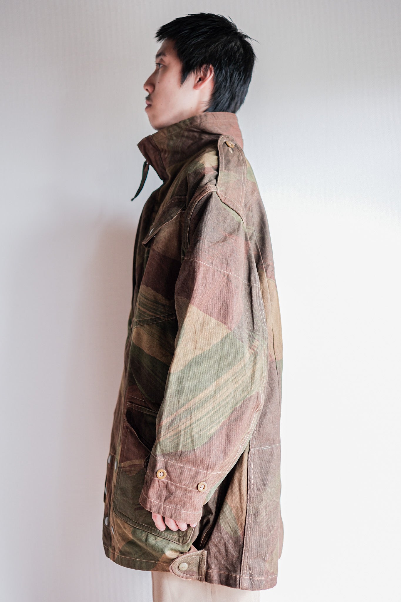 【~50's】British Army Airborne Troops Brushstroke Camouflage Denison Smock Size.3 "SAS"
