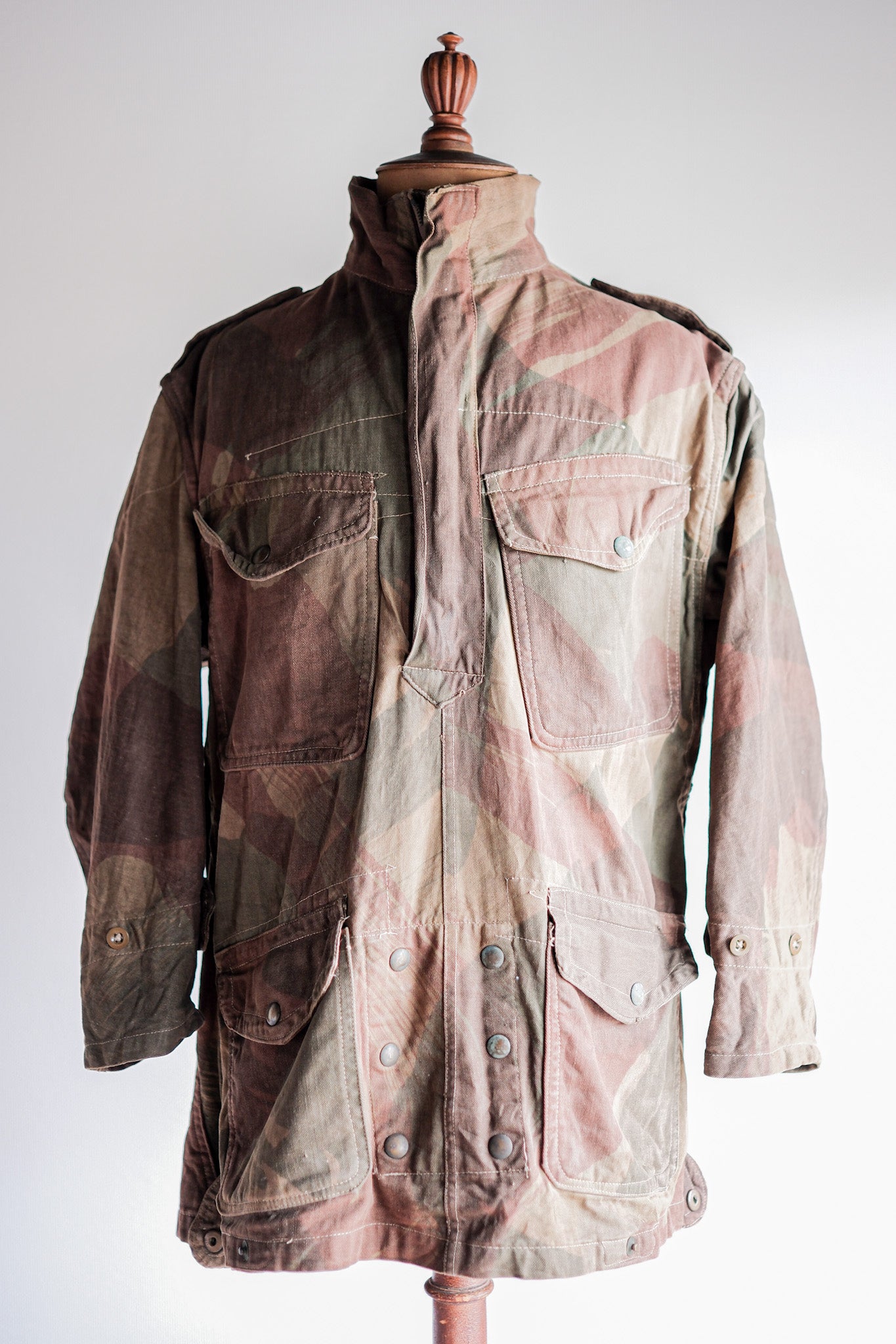 【~40's】WWⅡ British Army Airborne Troops Brushstroke Camouflage Denison Smock "SAS"