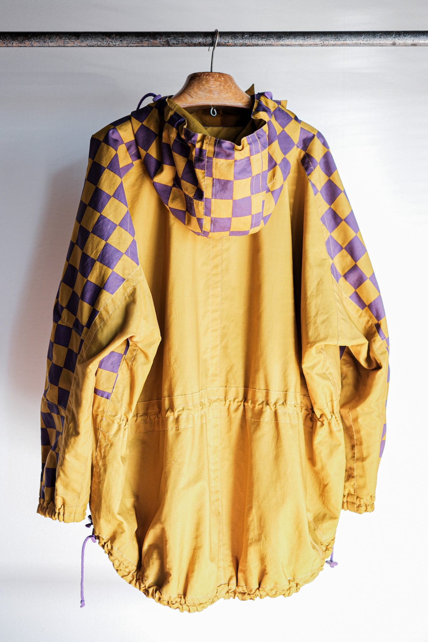 【~80's】German Vintage Checkerboard Anorak Parka