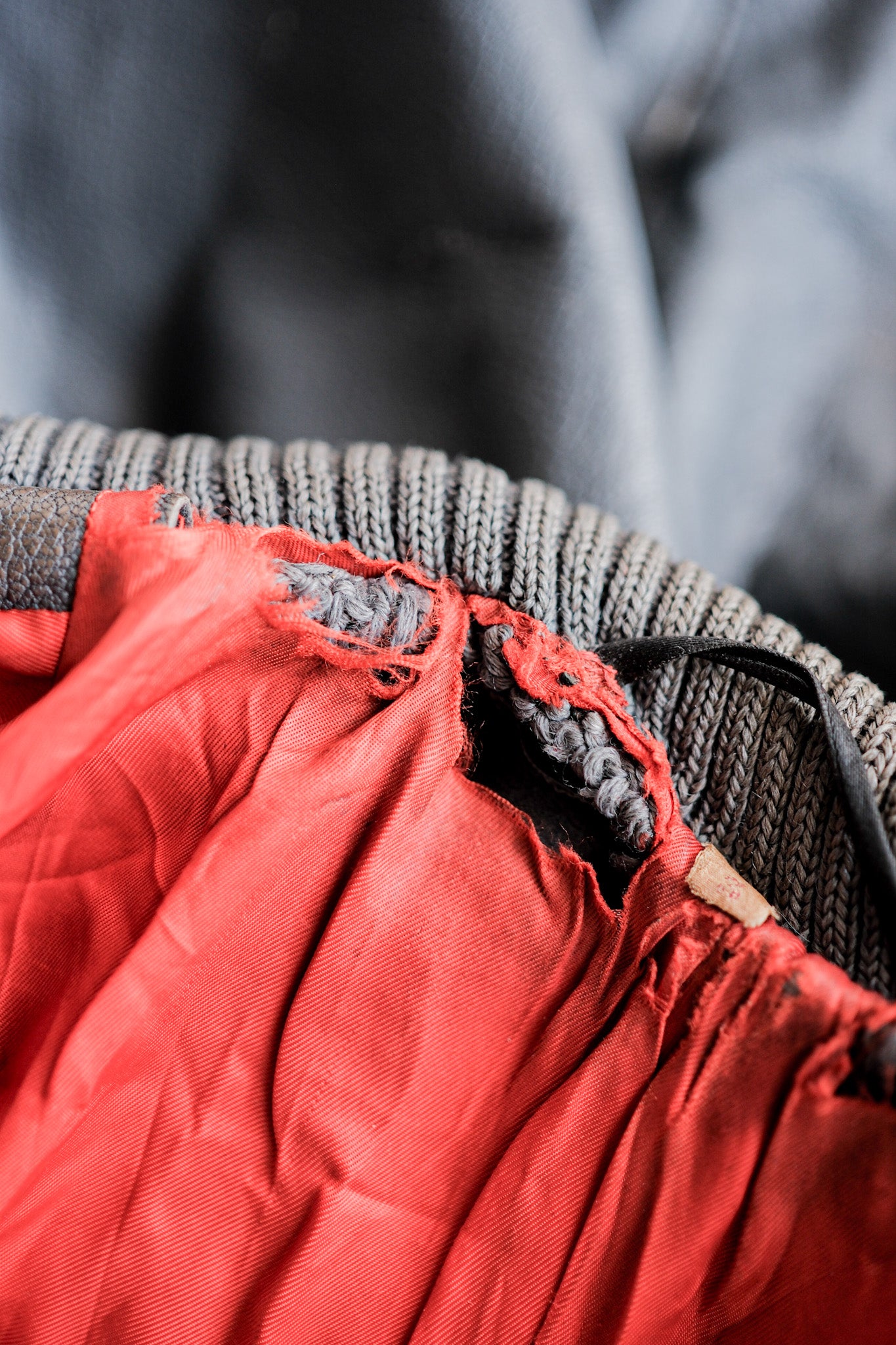 【~70’s】West German Air Force Pilot Leather Jacket Size.3