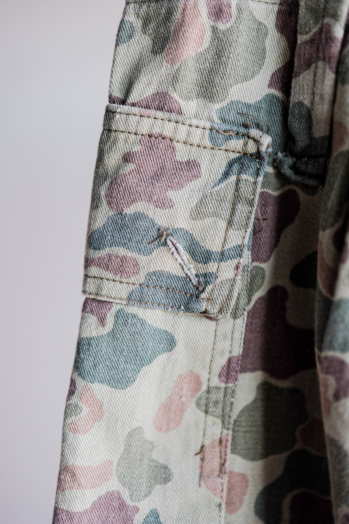 【~50's】Dutch Army Frogskin Camouflage Field Trousers Size.46