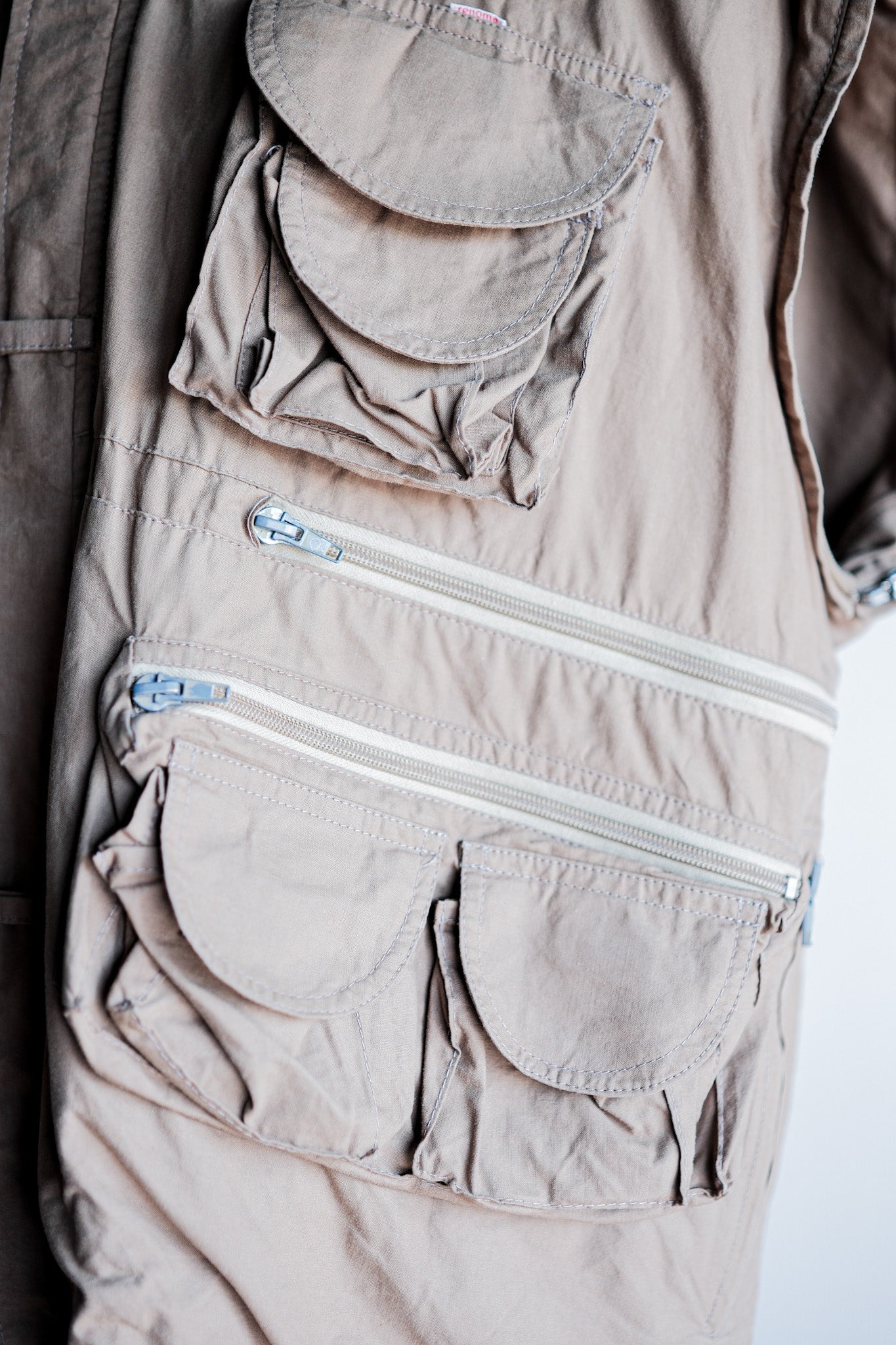 【~90's】Old Renoma Paris Multi Pocket Photographer Vest Size.48/50