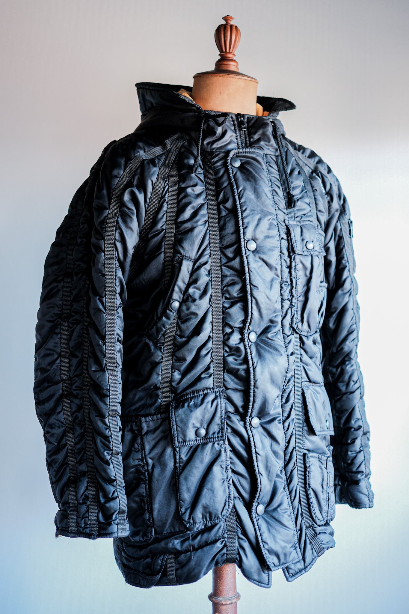 【~00's】Old DOLCE & GABBANA Multi Pocket Puffer Jacket Size.46
