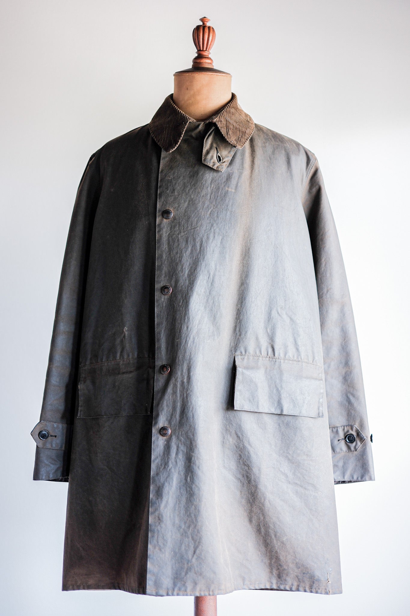 【~80's】Vintage Barbour "3/4 COAT" 2 Crest