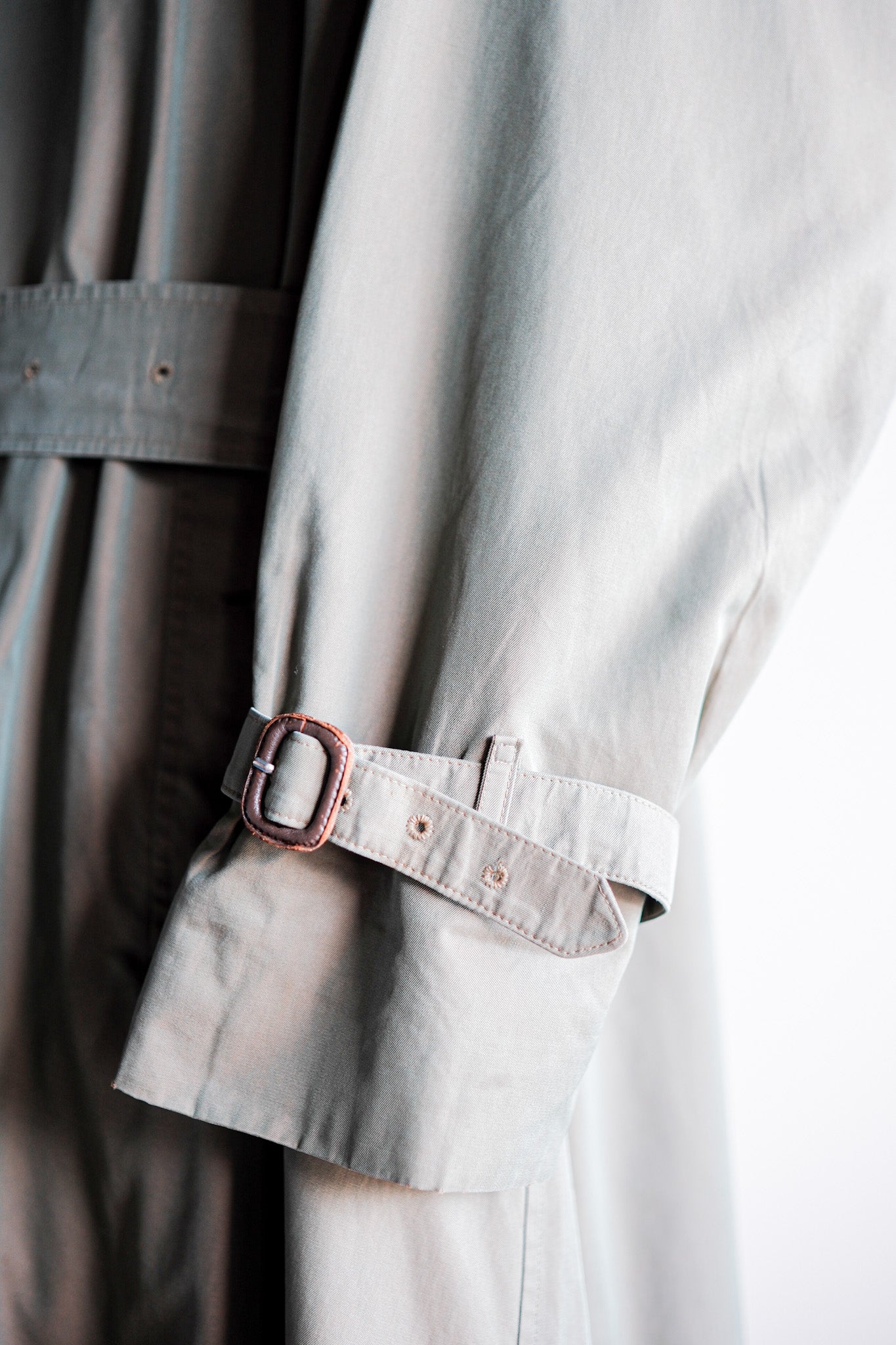 【~70's】Vintage Burberrys Single Raglan Rider Coat C100 With Liner Size.52RL "TAMAMUSHI"