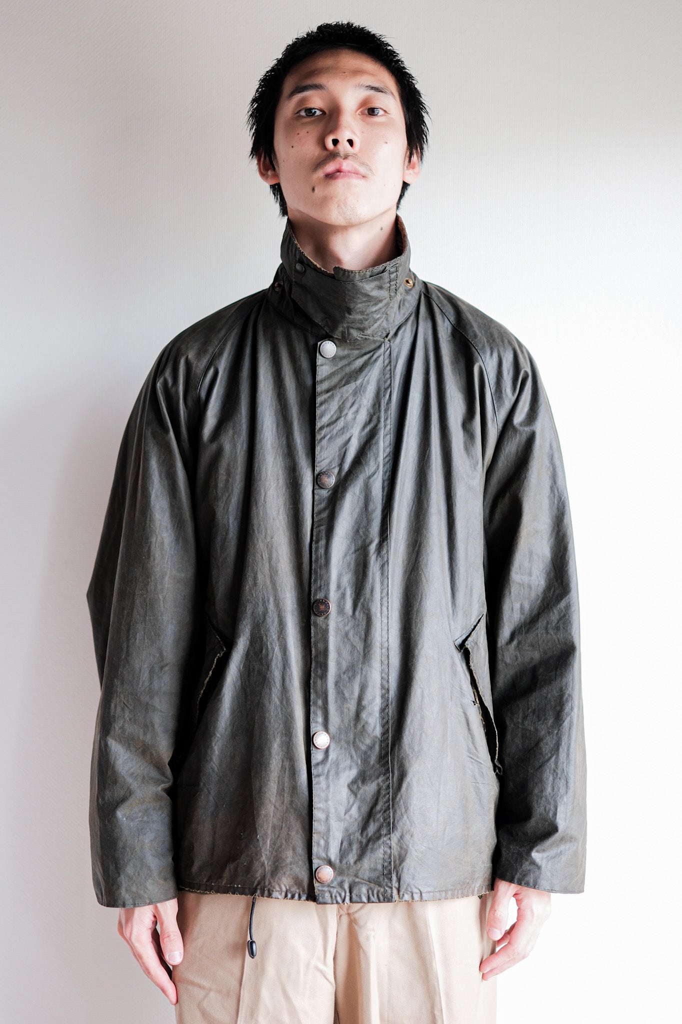 【~00's】Vintage Barbour "BEAULIEU JACKET" 3 Crest Size.42