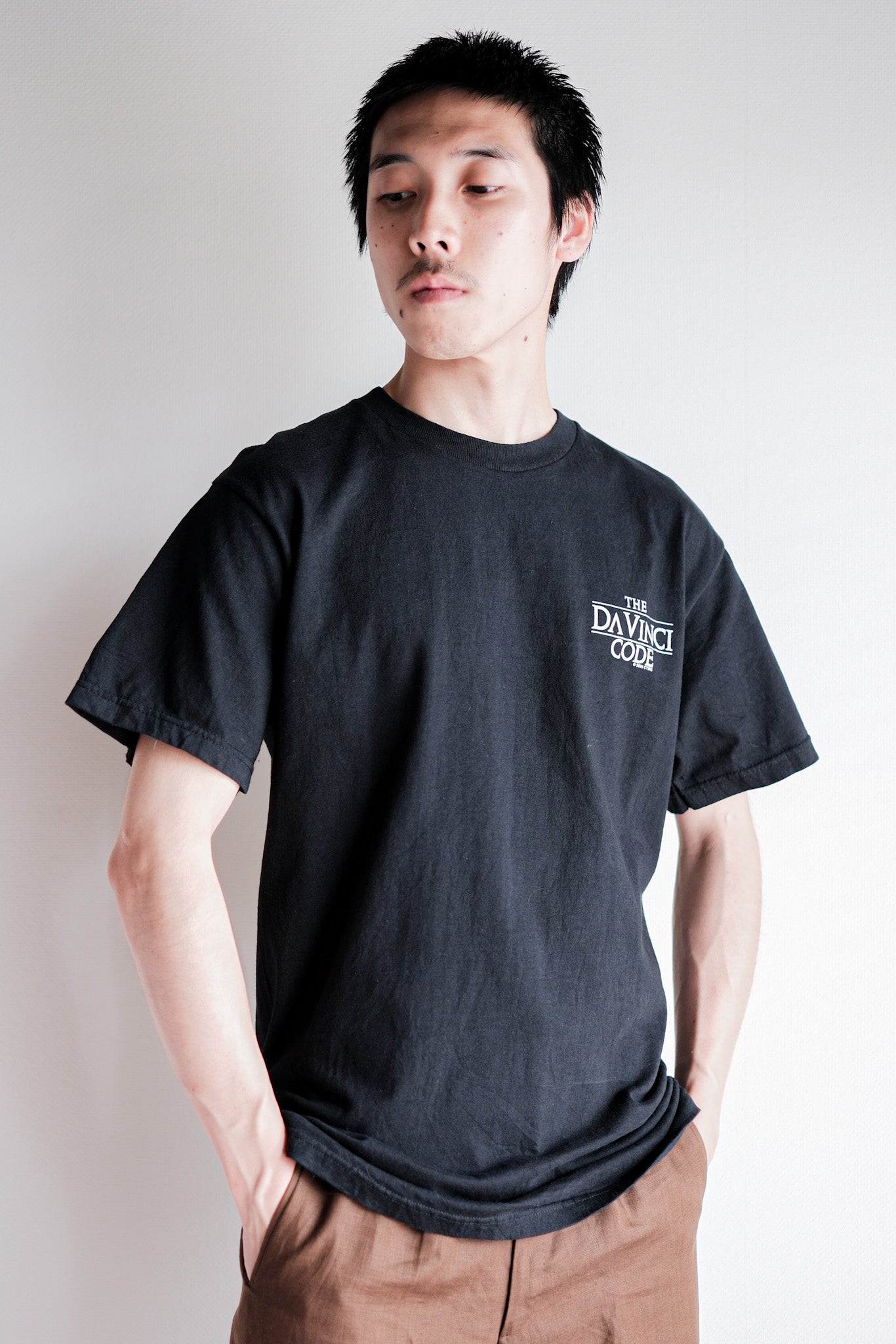 【~00's】Vintage Movie Print T-shirt Size.M "The Da Vinci Code"