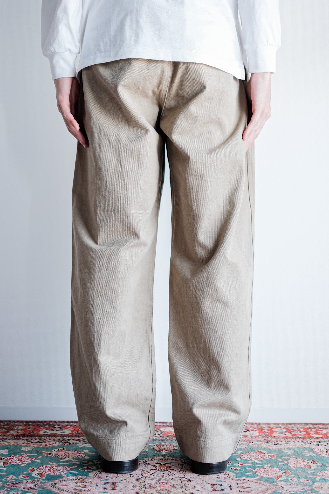 【~60's】French Army M52 Chino Trousers Size.23