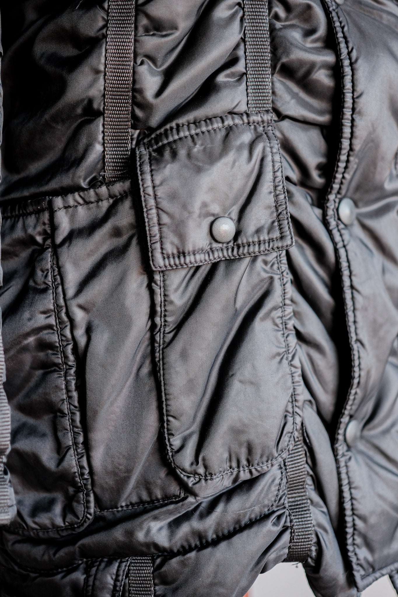 【~00's】Old DOLCE & GABBANA Multi Pocket Puffer Jacket Size.46