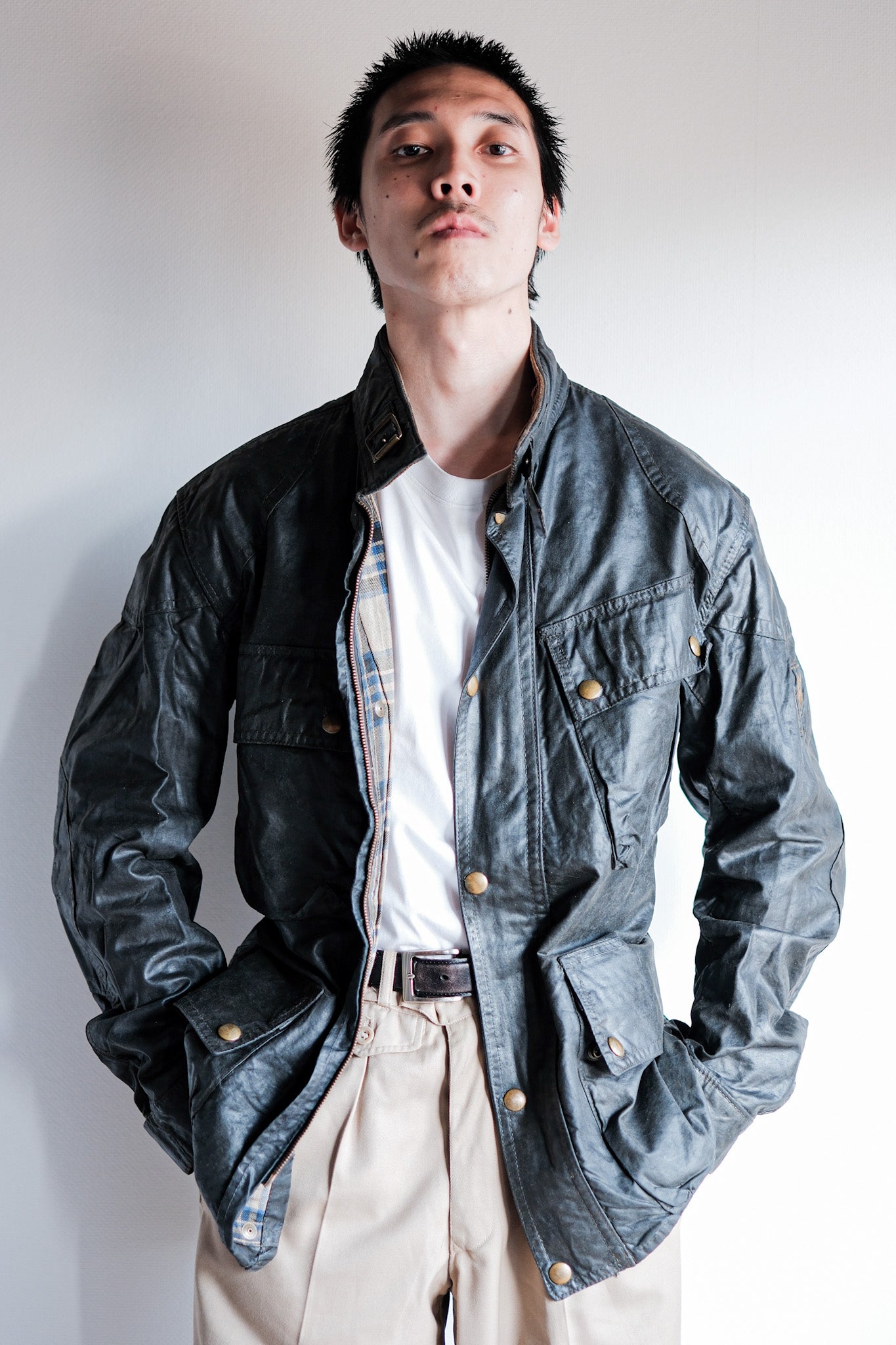 【~60's】Vintage Belstaff Waxed Jacket Size.38 "TRIALMASTER"