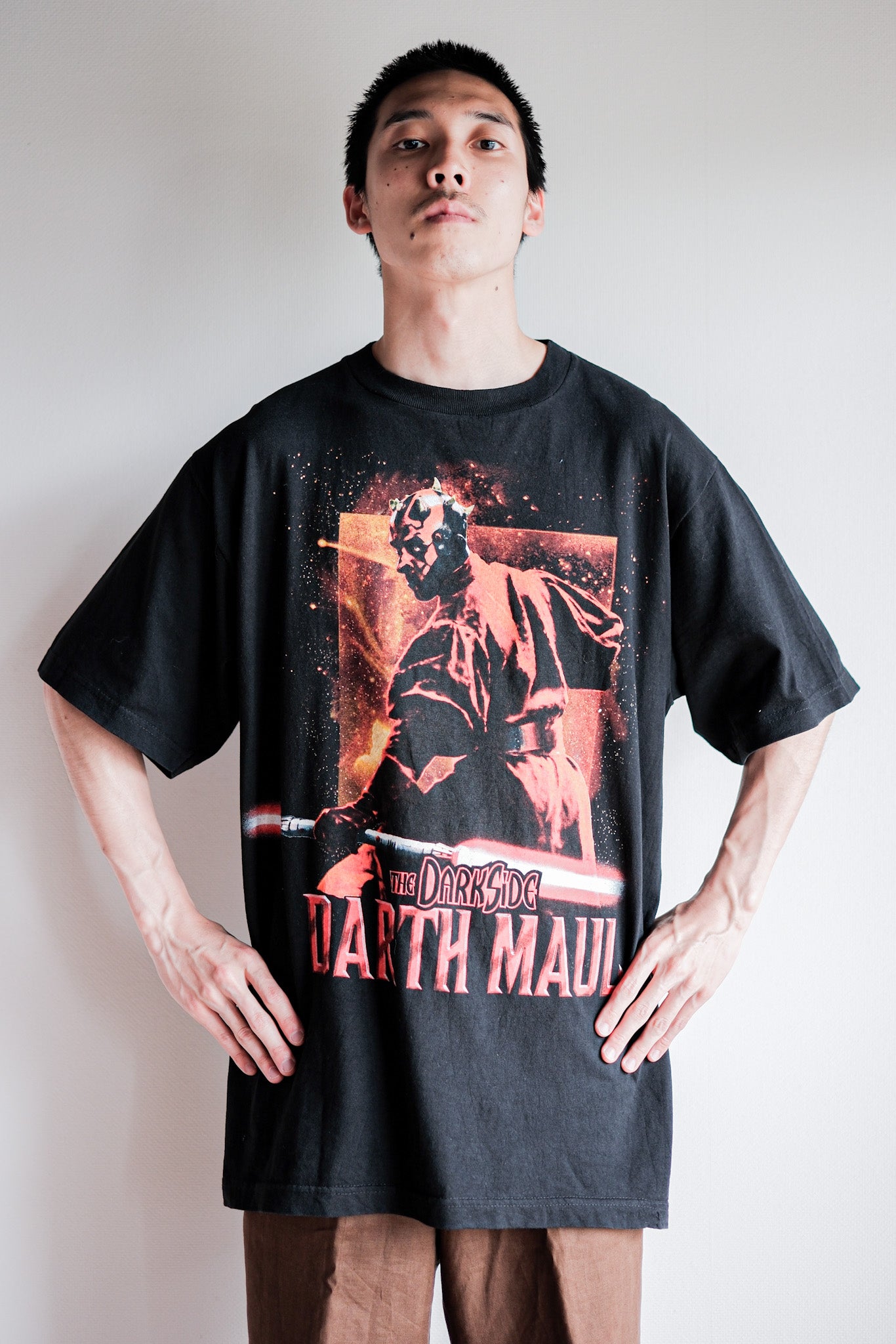 【~90's】Vintage Movie Print T-shirt Size.L "Star Wars Episode I" "Made in U.S.A."