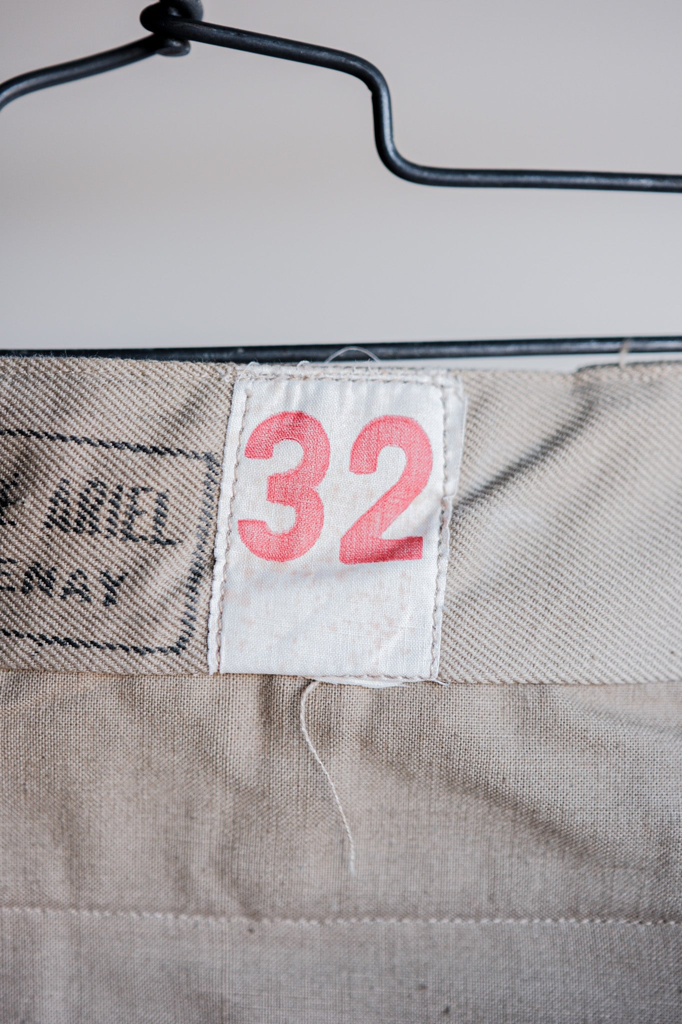 【~60's】French Army M52 Chino Trousers Size.32 "Dead Stock"