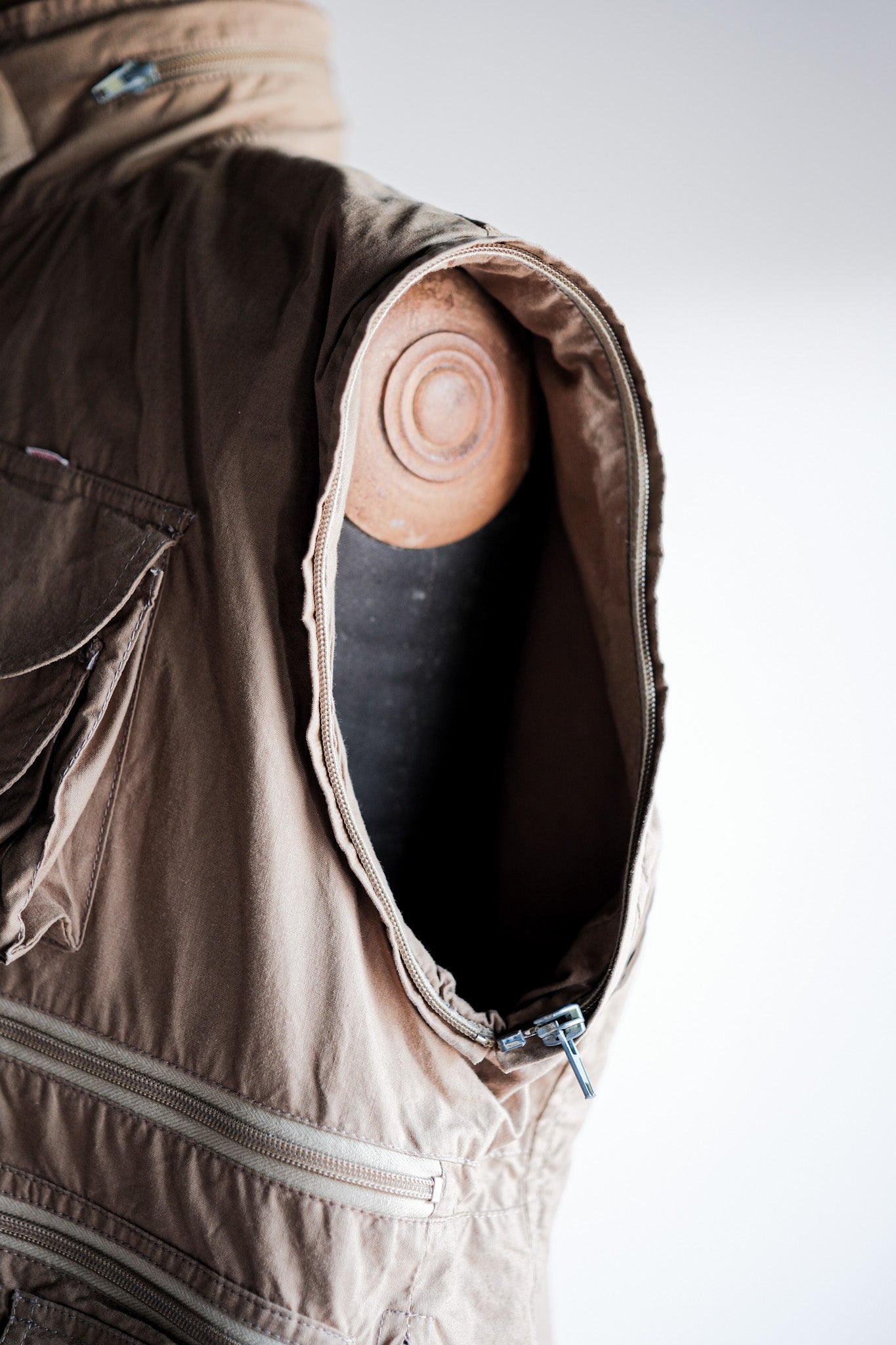 【~90's】Old Renoma Paris Multi Pocket Photographer Vest Size.48/50