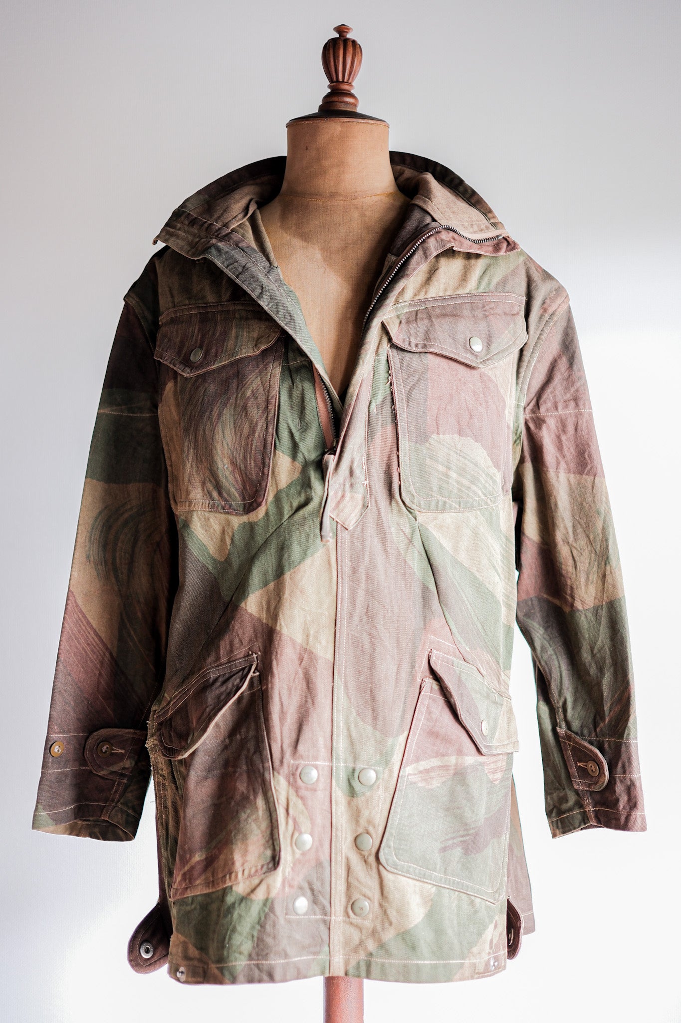 【~50's】British Army Airborne Troops Brushstroke Camouflage Denison Smock Size.3 "SAS"