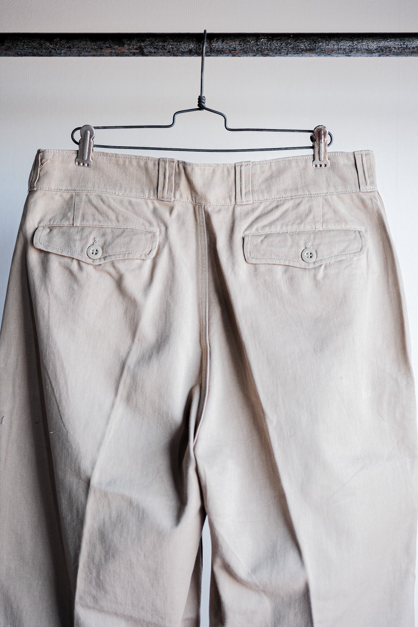 【~60's】French Army M52 Chino Trousers Size.23