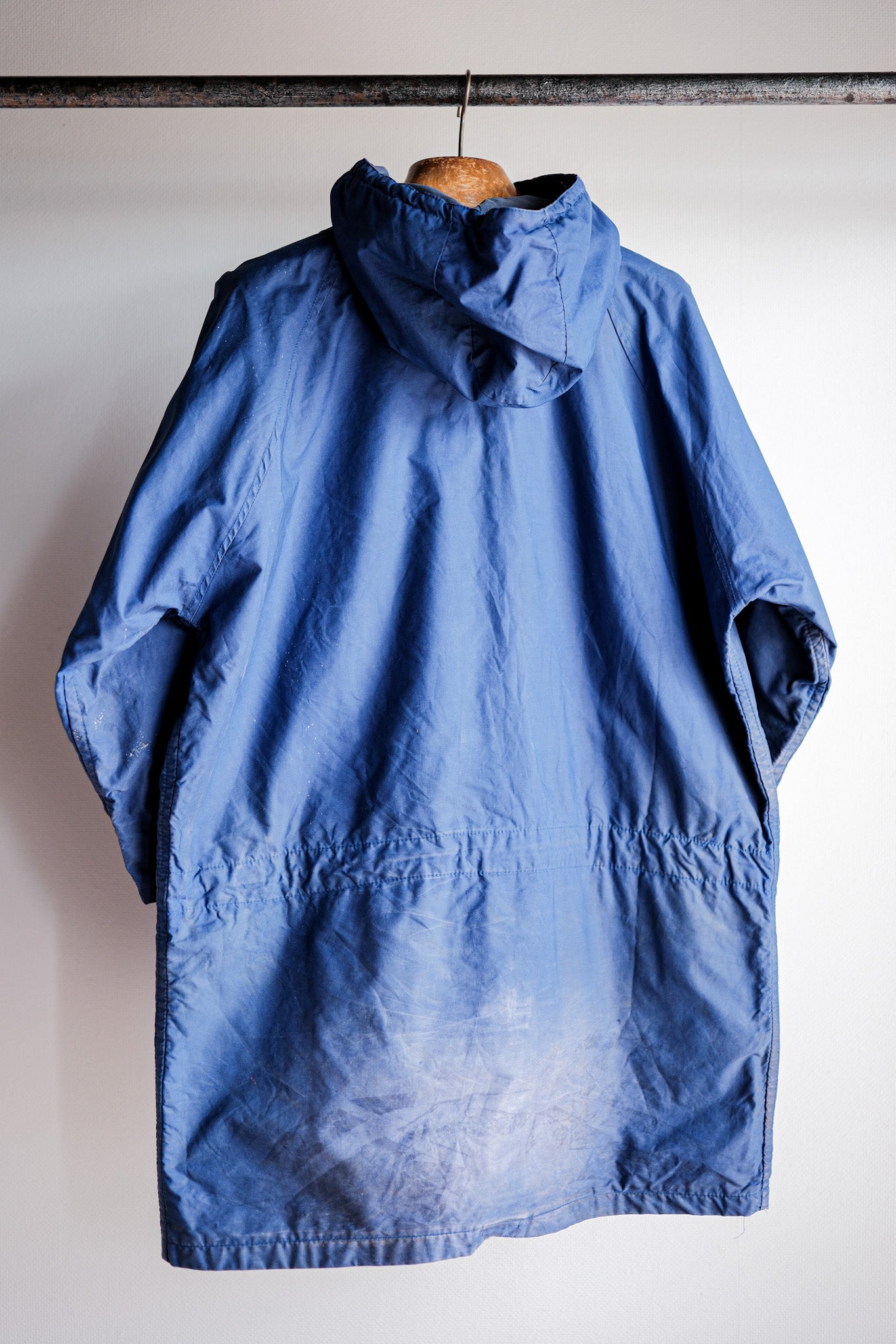 【~60's】British Vintage Blue Ventile Smock Size.LARGE "Blacks Of Greenock"