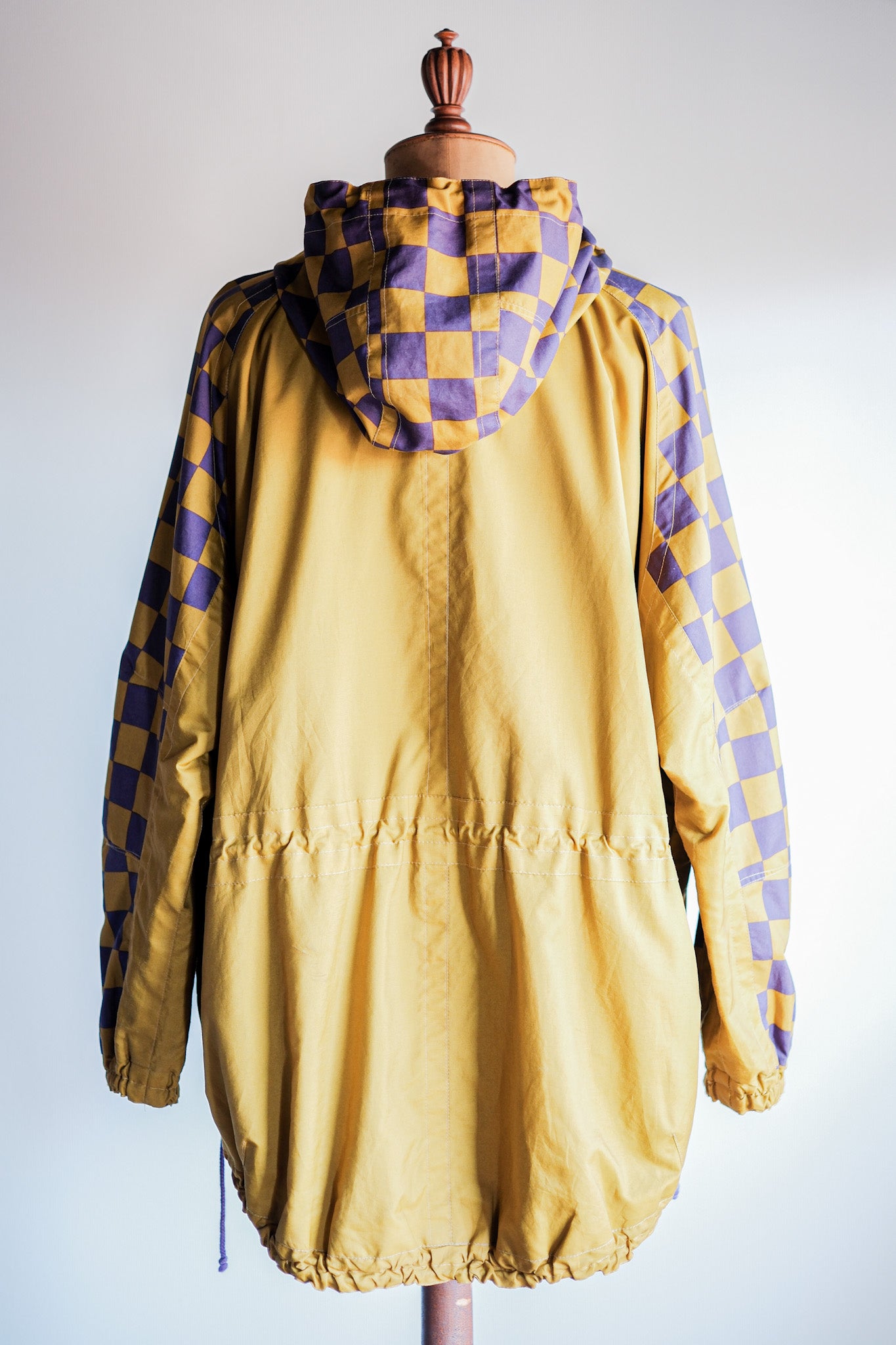 【~80's】German Vintage Checkerboard Anorak Parka