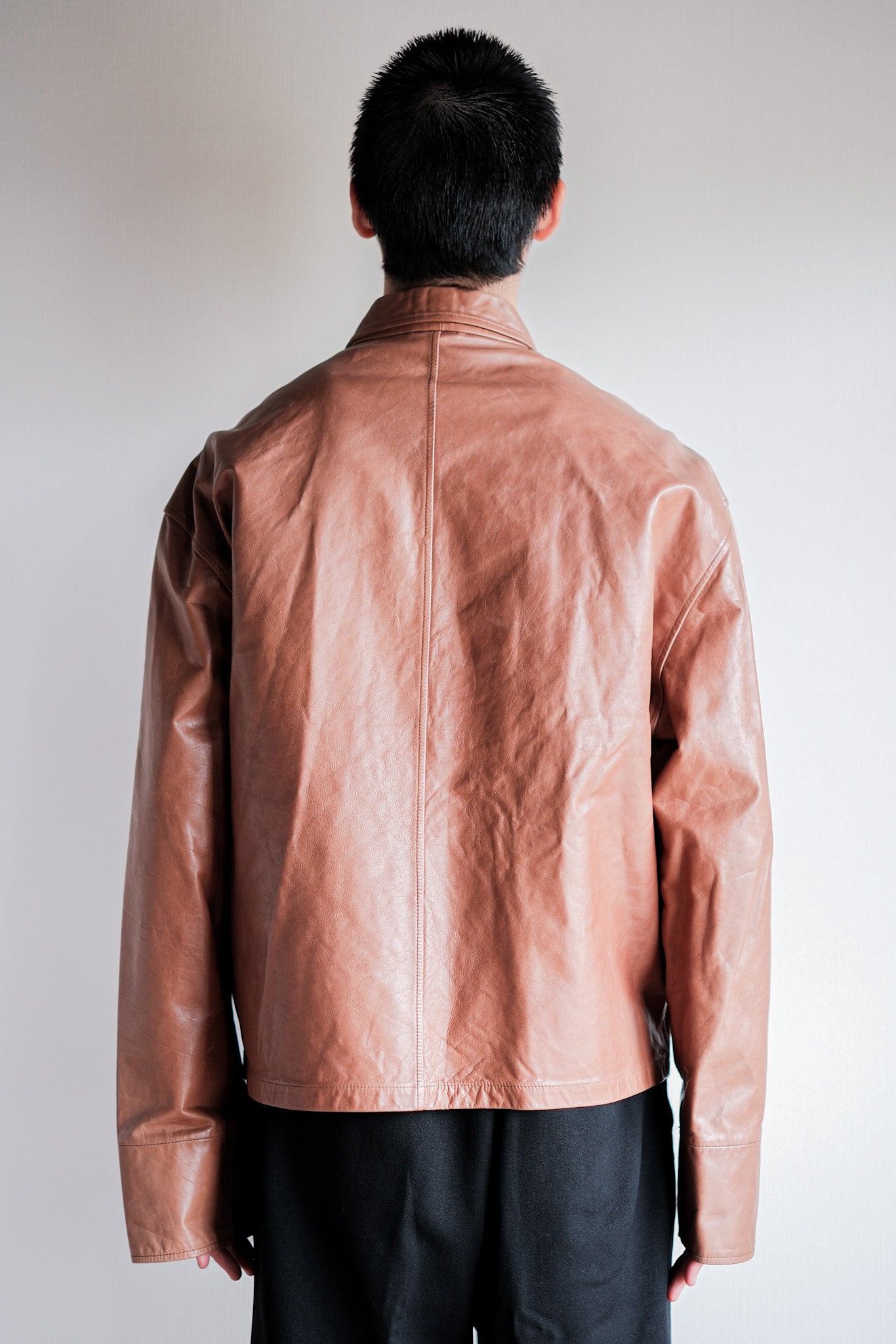 【~90’s】Old JIL SANDER Leather Jacket Size.48