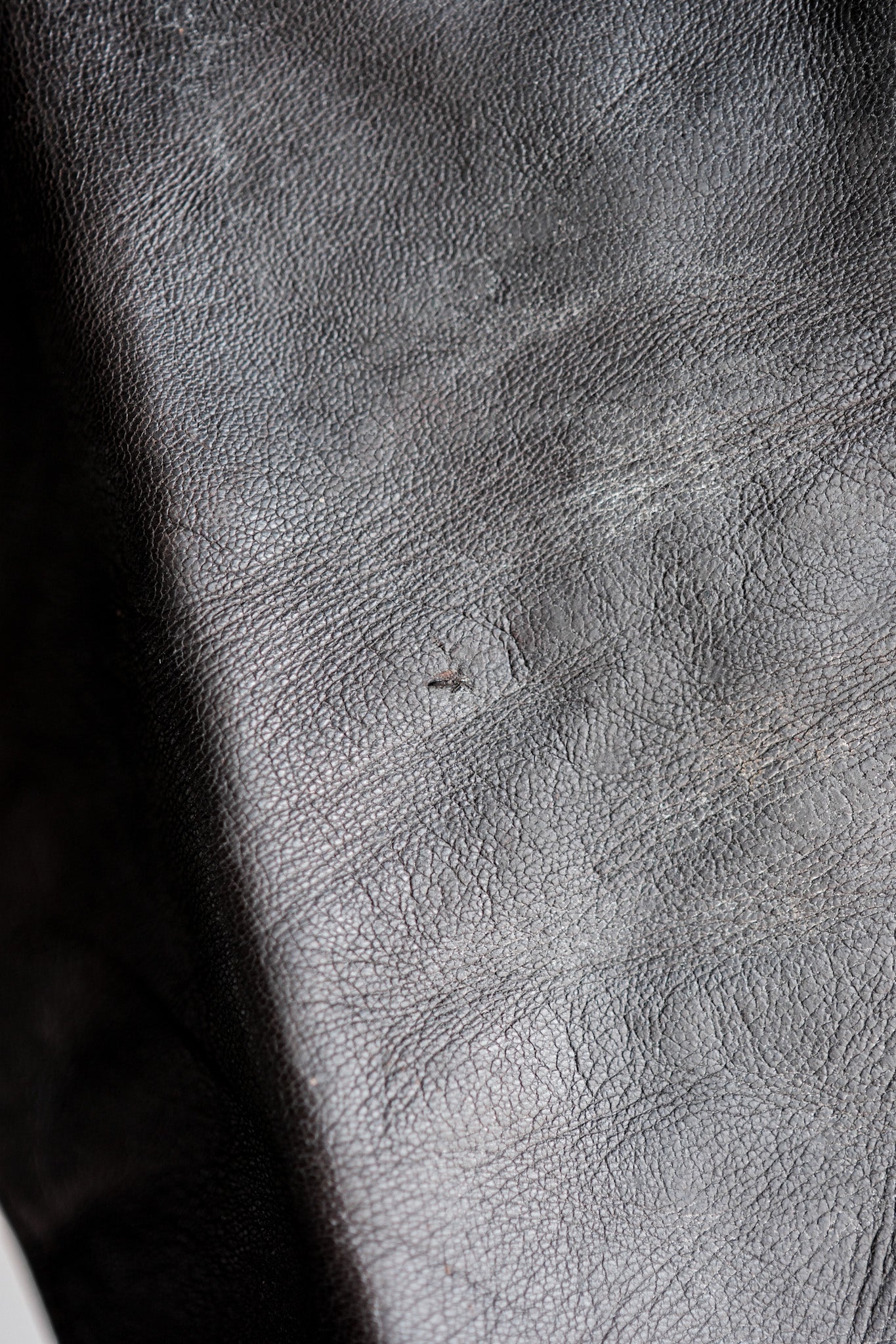 【~40's】German Vintage Double Breasted Motorcycle Leather Jacket