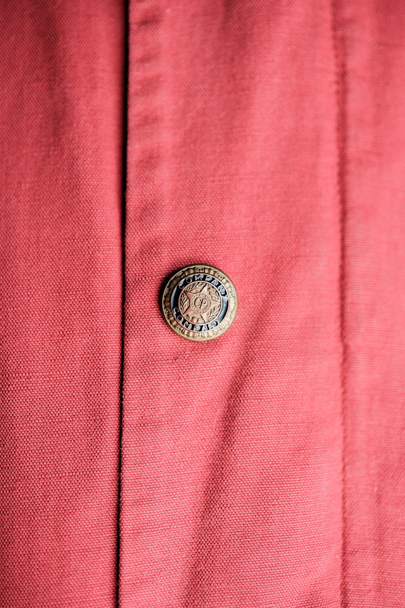 【~80’s】Old C.P.Company Garment Dyed Cotton Linen Parka Size.48