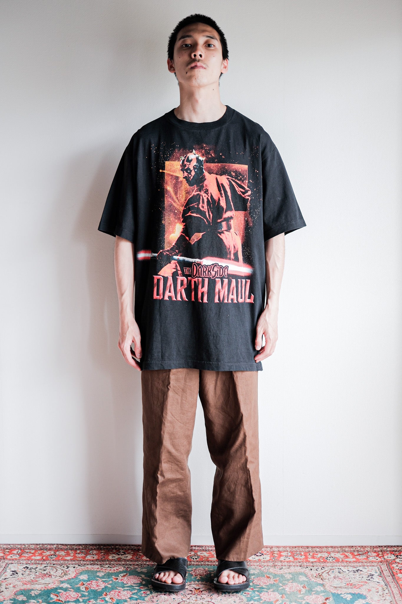 【~90's】Vintage Movie Print T-shirt Size.L "Star Wars Episode I" "Made in U.S.A."