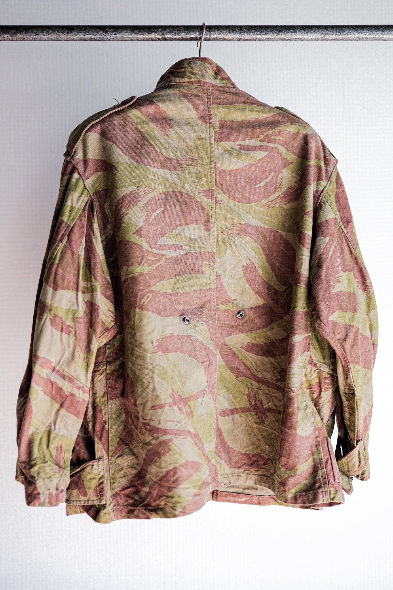 【~50's】French Army TAP47/52 Lizard Camouflage Paratrooper Jacket