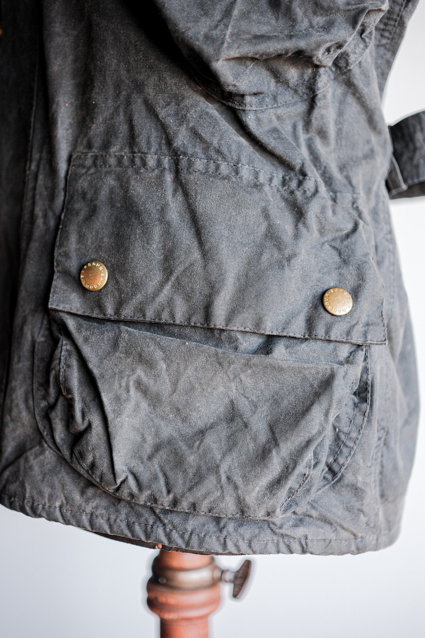 【~80's】Vintage Barbour "INTERNATIONAL SUIT" 2 Crest Size.38