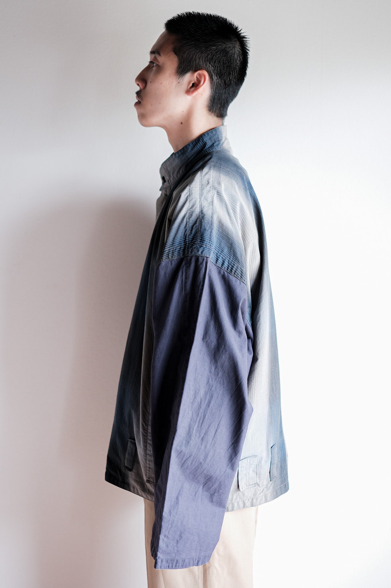 【~80’s】Old Gianni Versace Cotton Striped Jacket Size.42