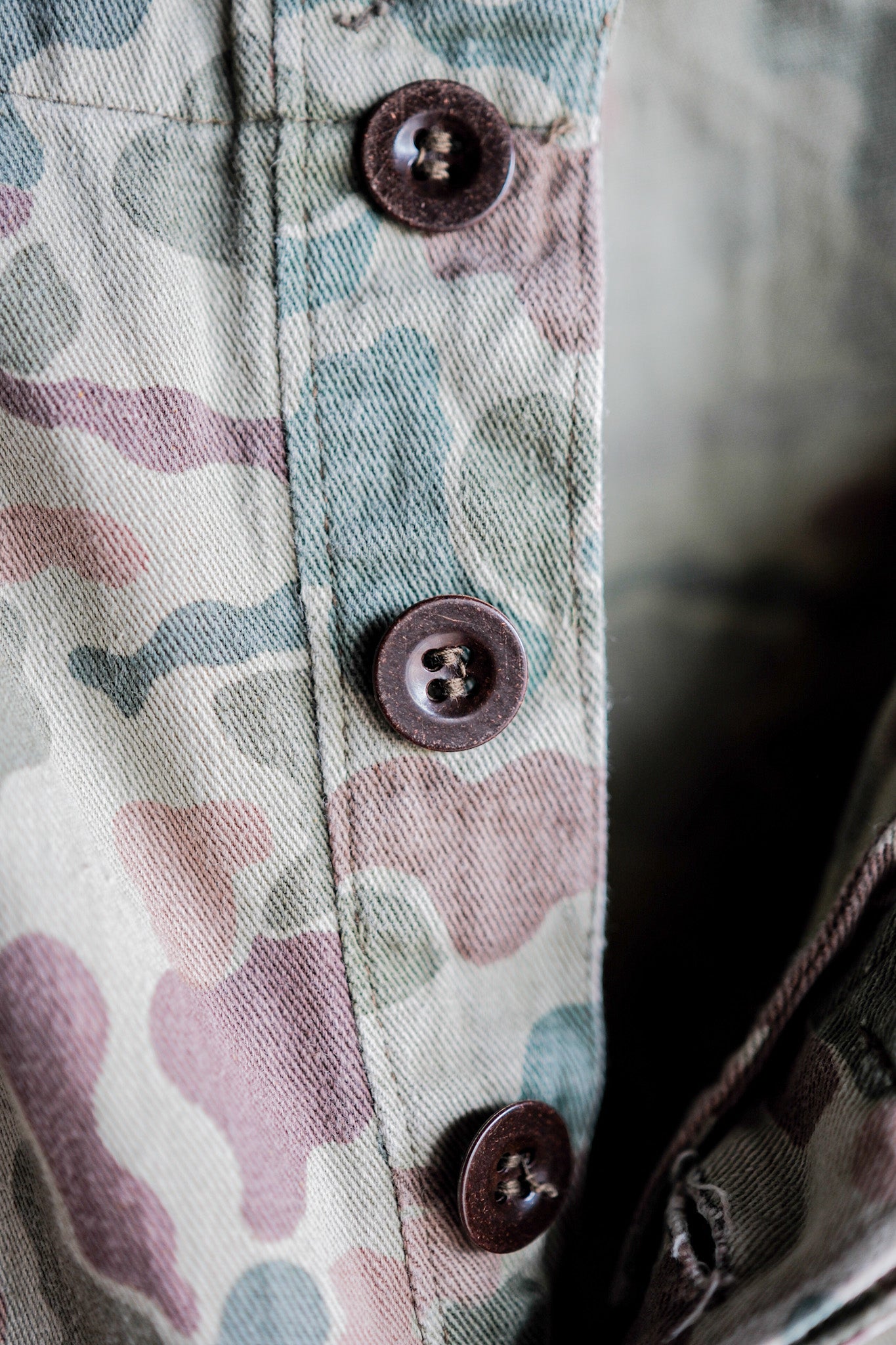 【~50's】Dutch Army Frogskin Camouflage Field Trousers Size.46