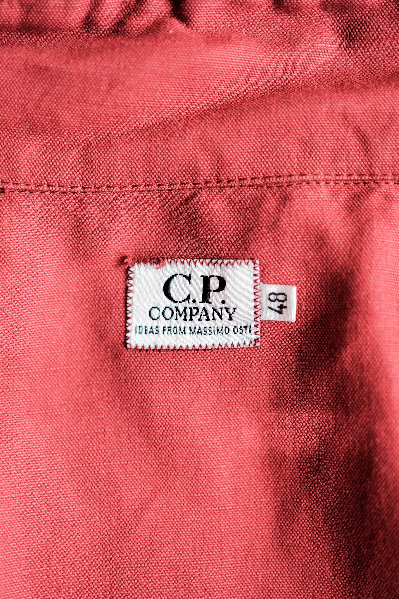 【~80’s】Old C.P.Company Garment Dyed Cotton Linen Parka Size.48