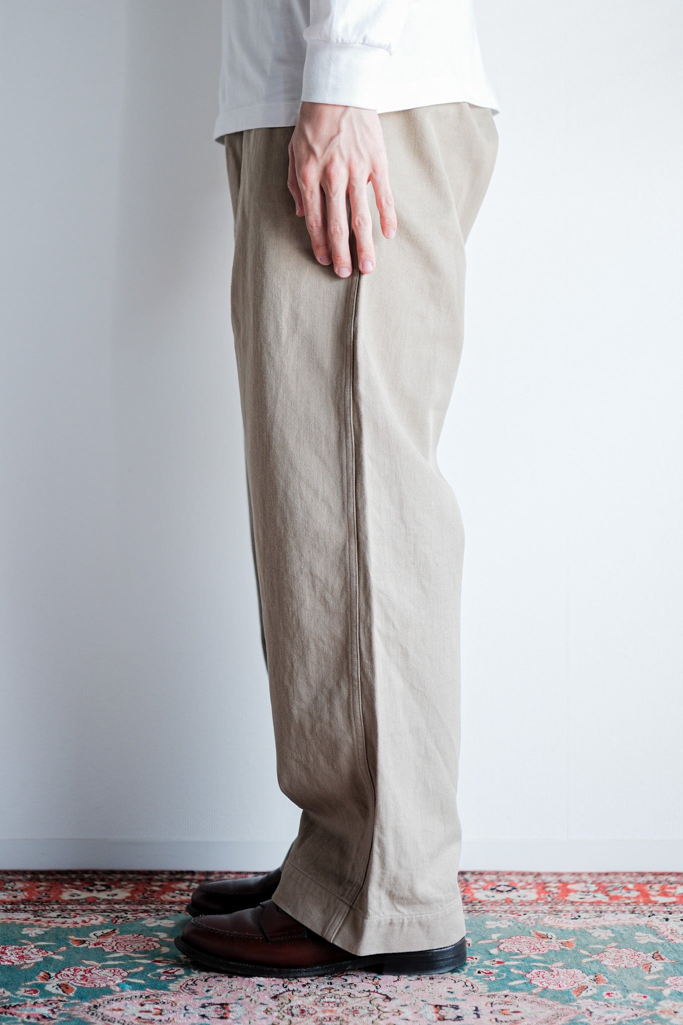 【~60's】French Army M52 Chino Trousers Size.23