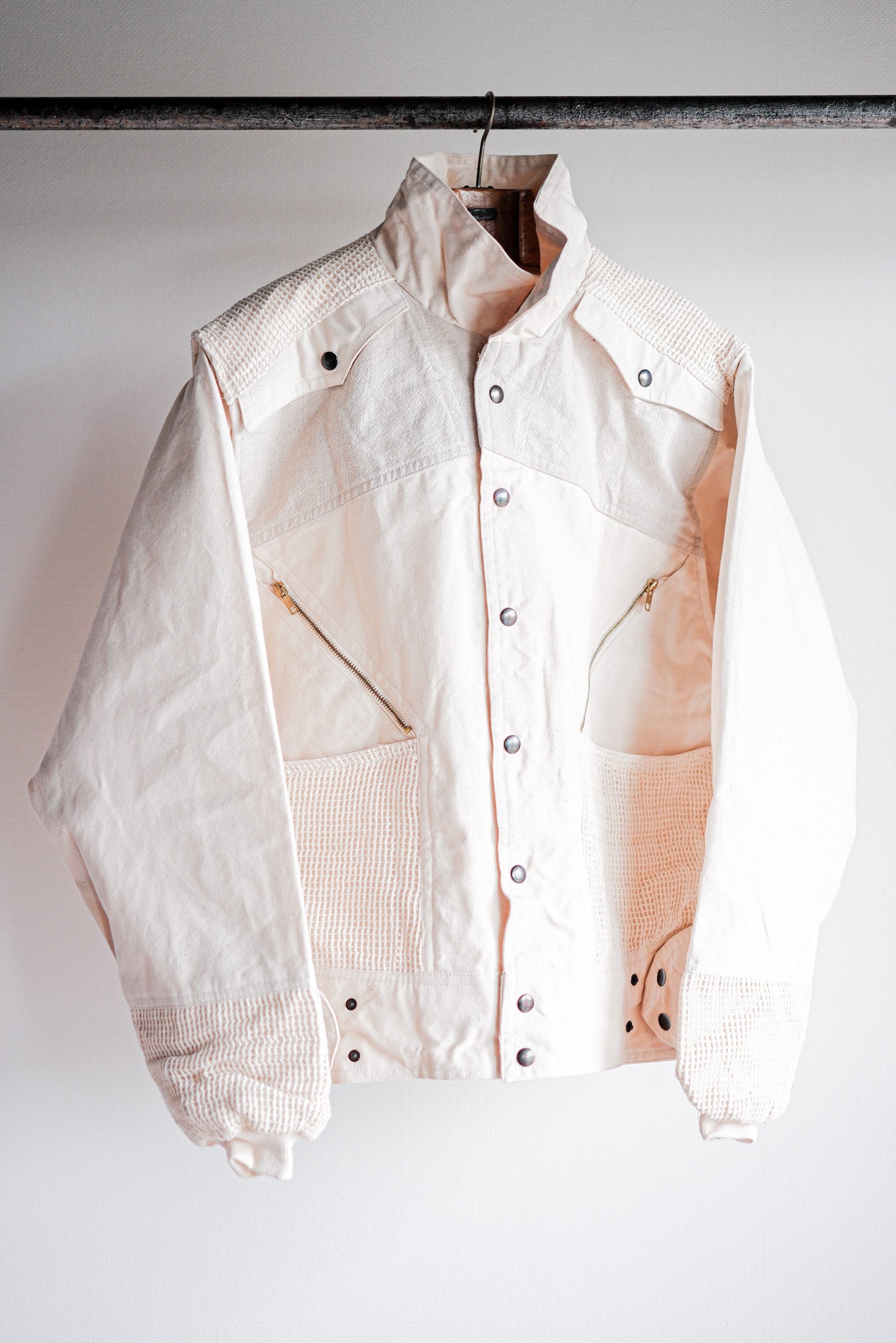 【~70's】French Vintage Multi Pocket Cotton Jacket