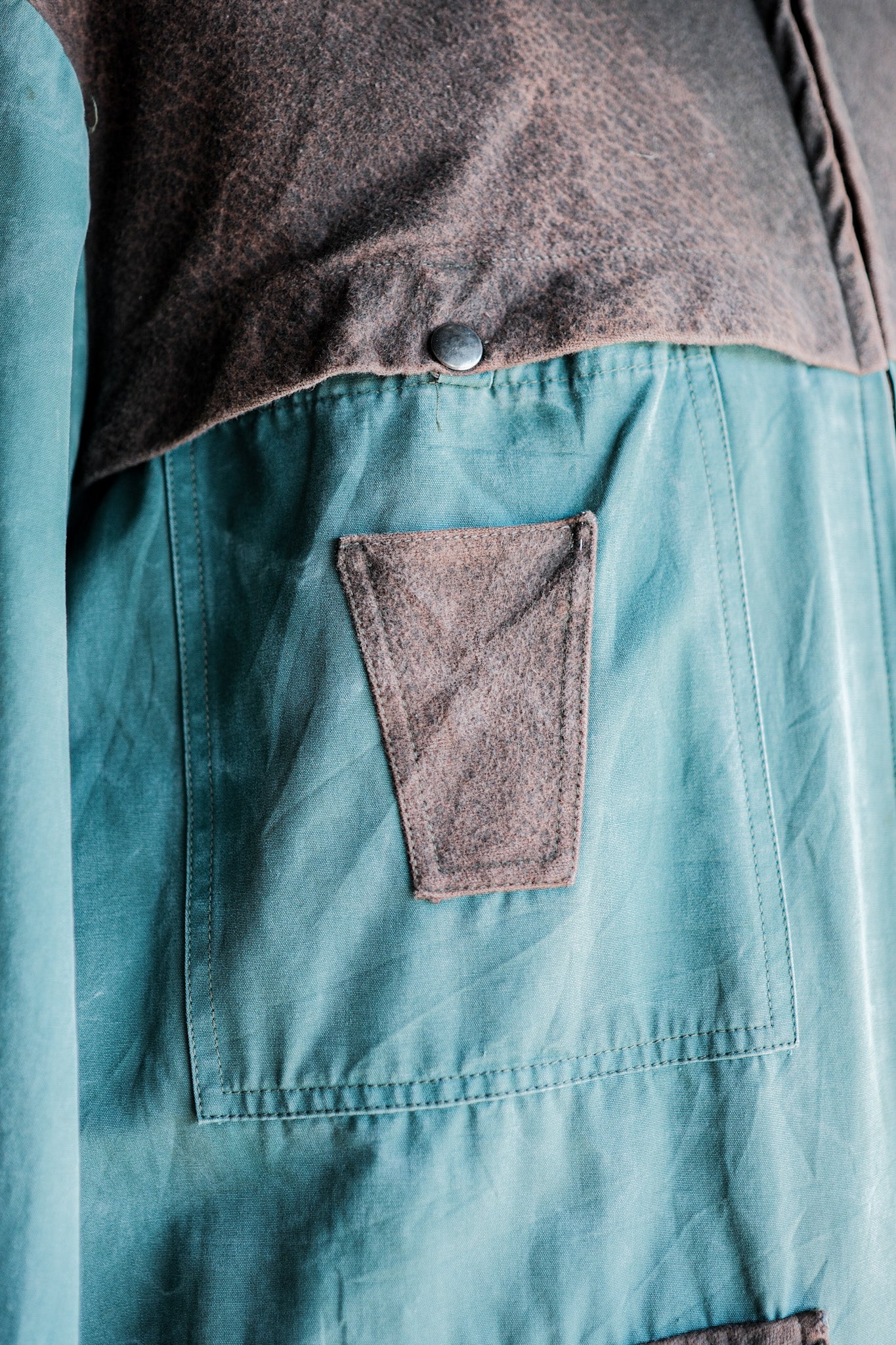 【~60's】French Vintage Hunting & Fishing Cotton Jacket Size.52 "L'ESQUIMAU"