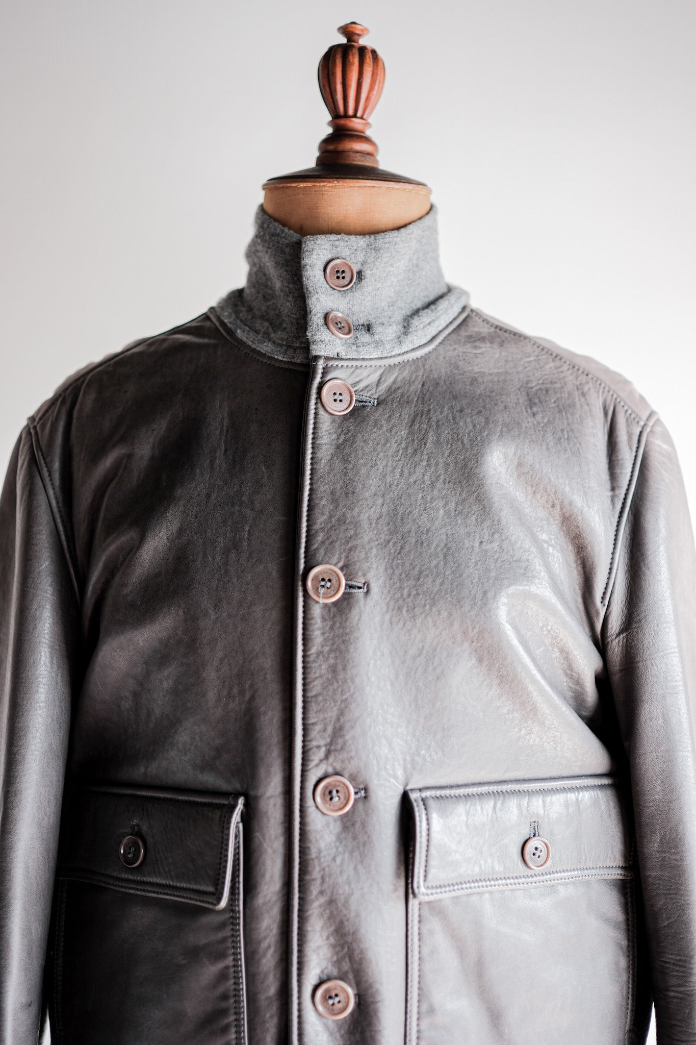 【08AW】Old C.P.Company Leather Jacket Size.50
