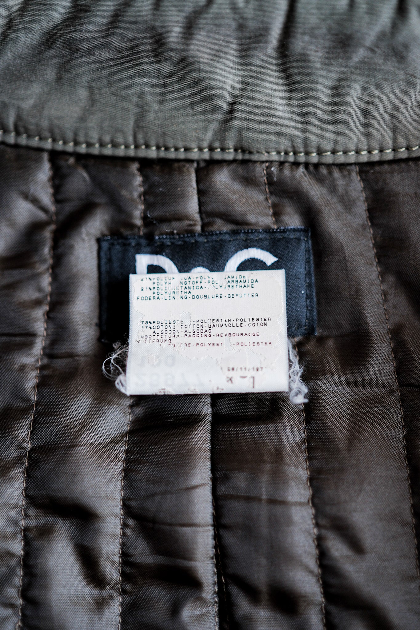 【~00's】Old DOLCE & GABBANA Flight Type Jacket Size.L