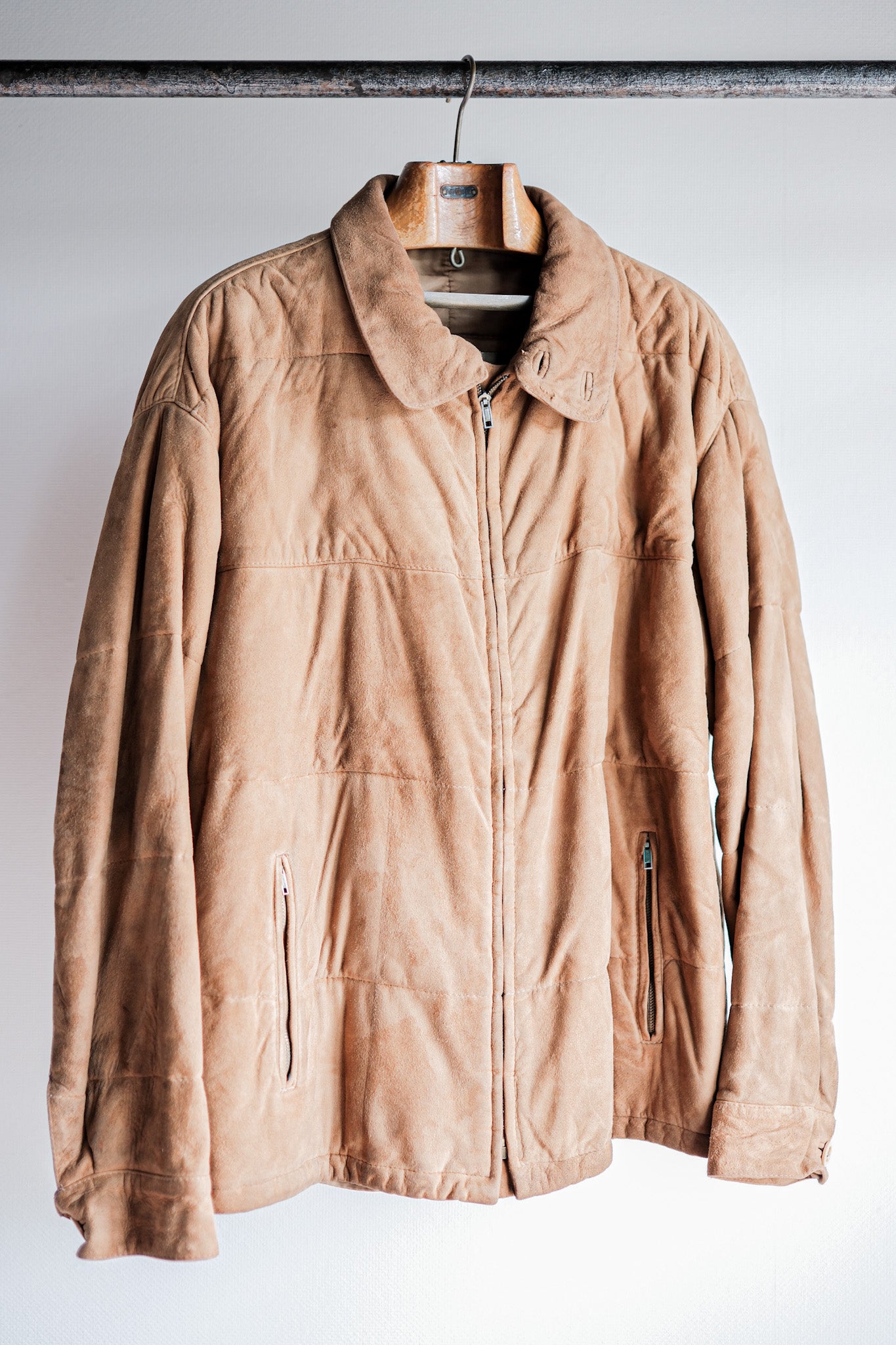 【~80's】Old GIORGIO ARMANI Suede Leather Jacket