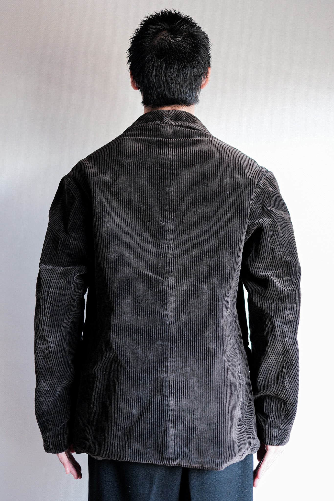 【~50's】French Vintage Dark Brown Corduroy Work Jacket