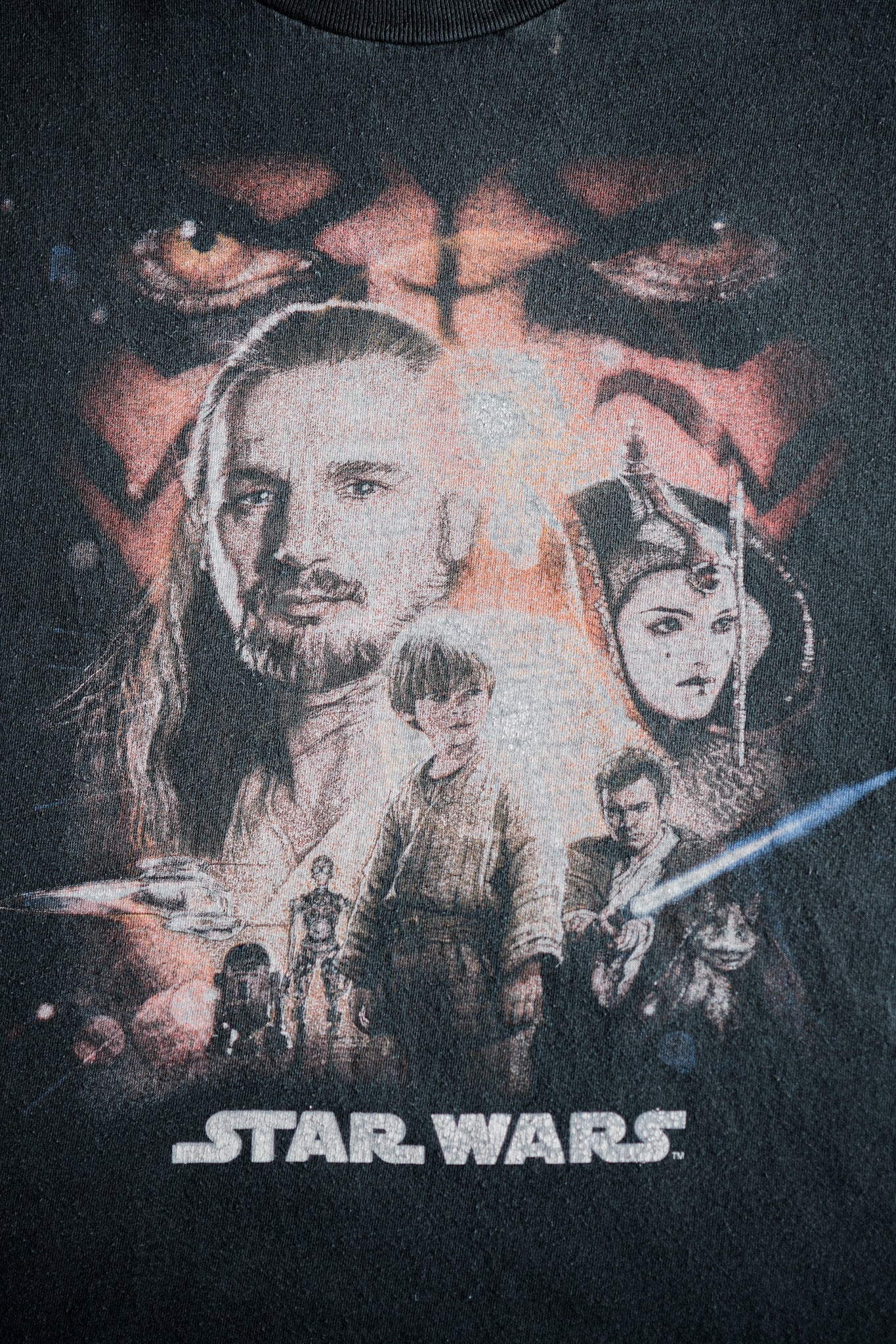 【~90's】Vintage Movie Print T-shirt Size.M "Star Wars Episode I"
