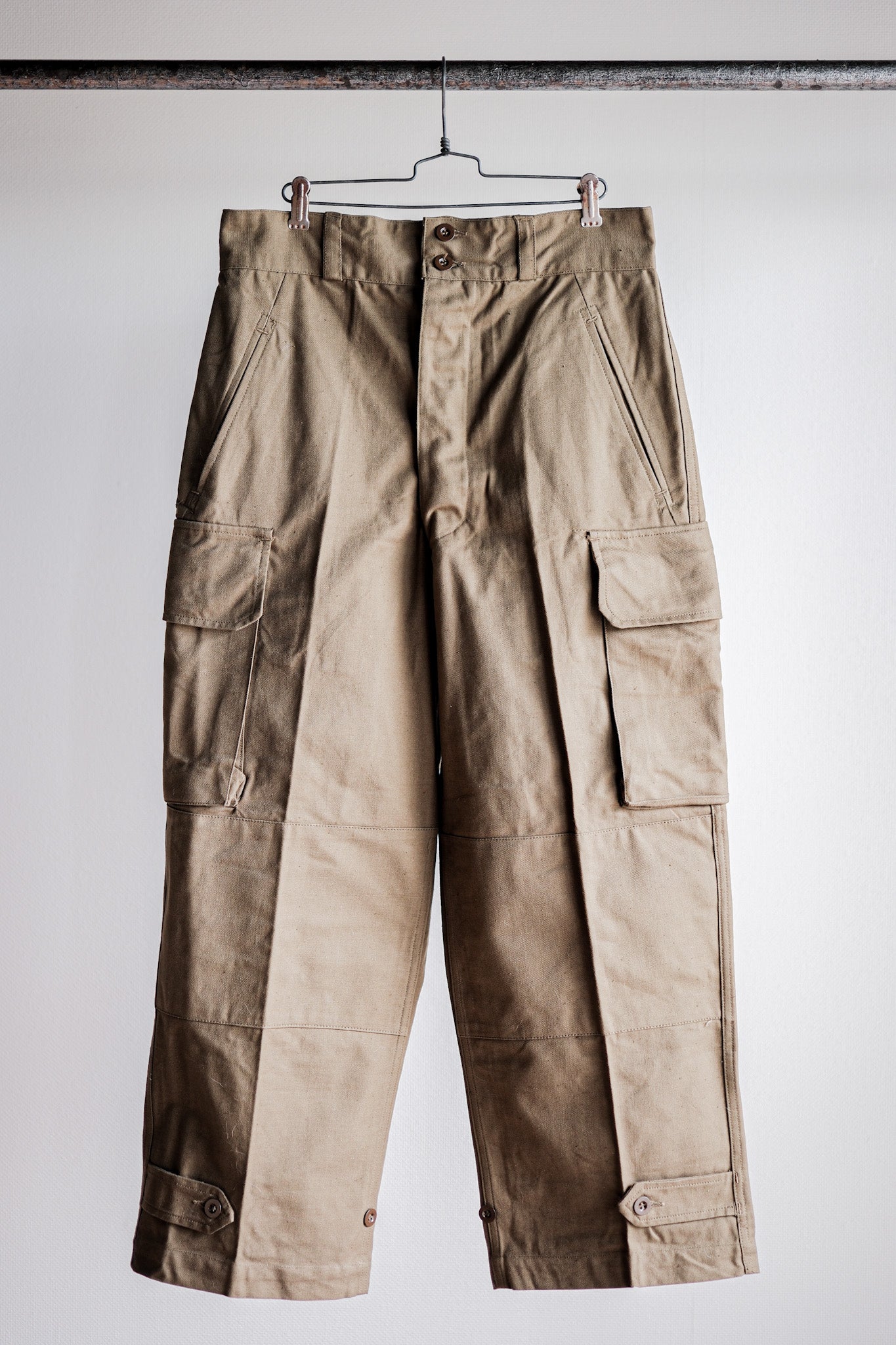 50's] French Army M47 Field Trousers Size.13 Dead Stock