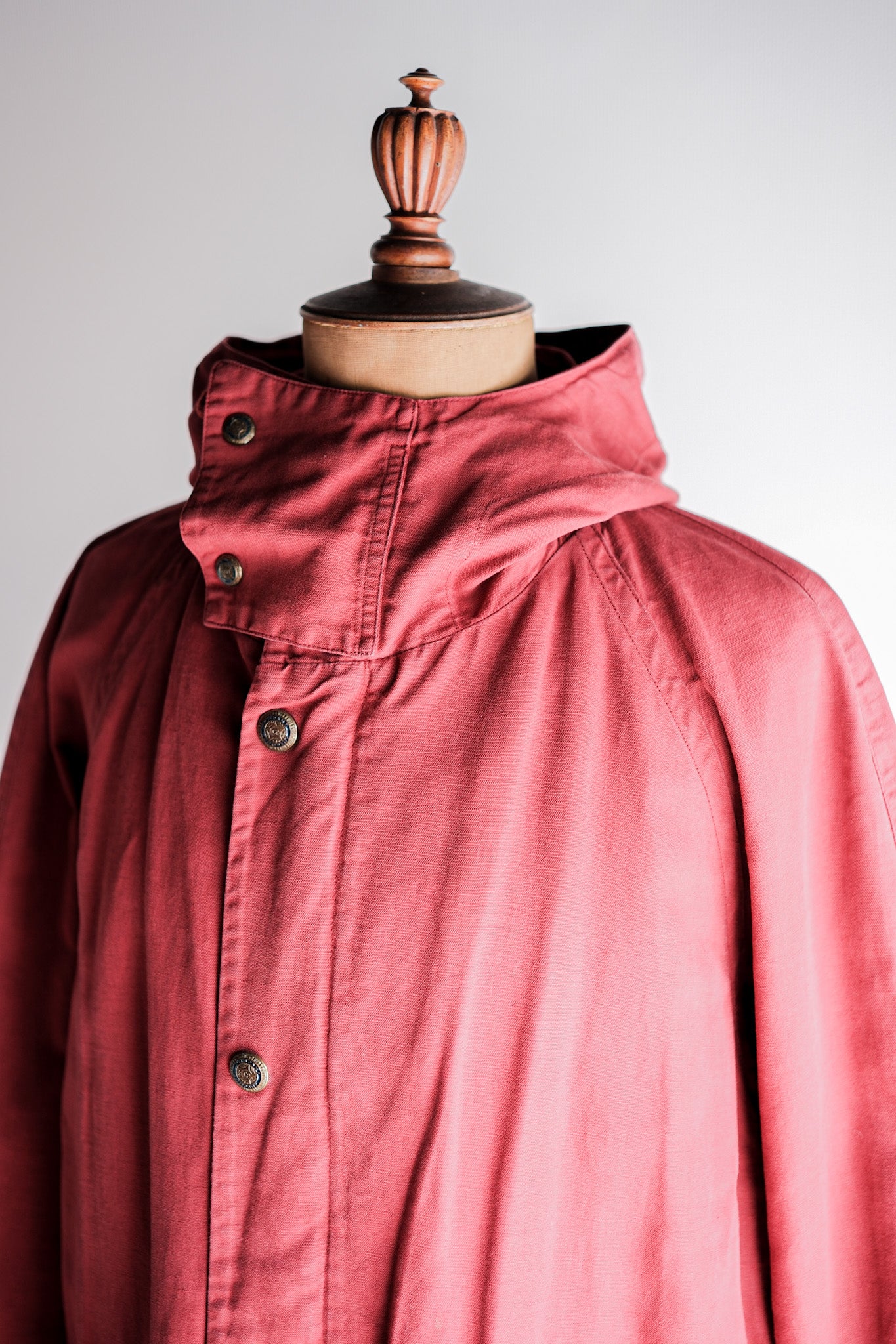 【~80’s】Old C.P.Company Garment Dyed Cotton Linen Parka Size.48
