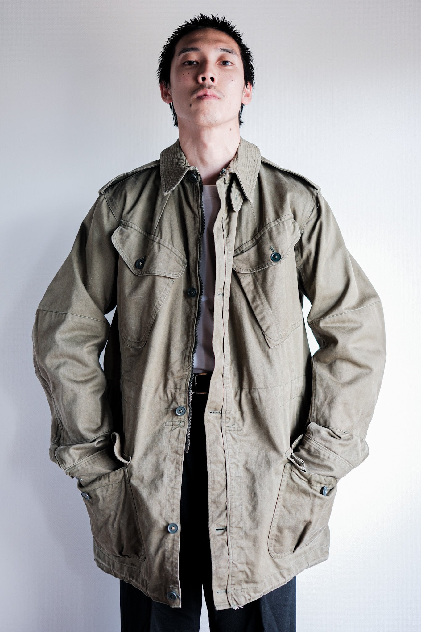 【~60's】British Army 1960 Pattern Combat Smock Size.7