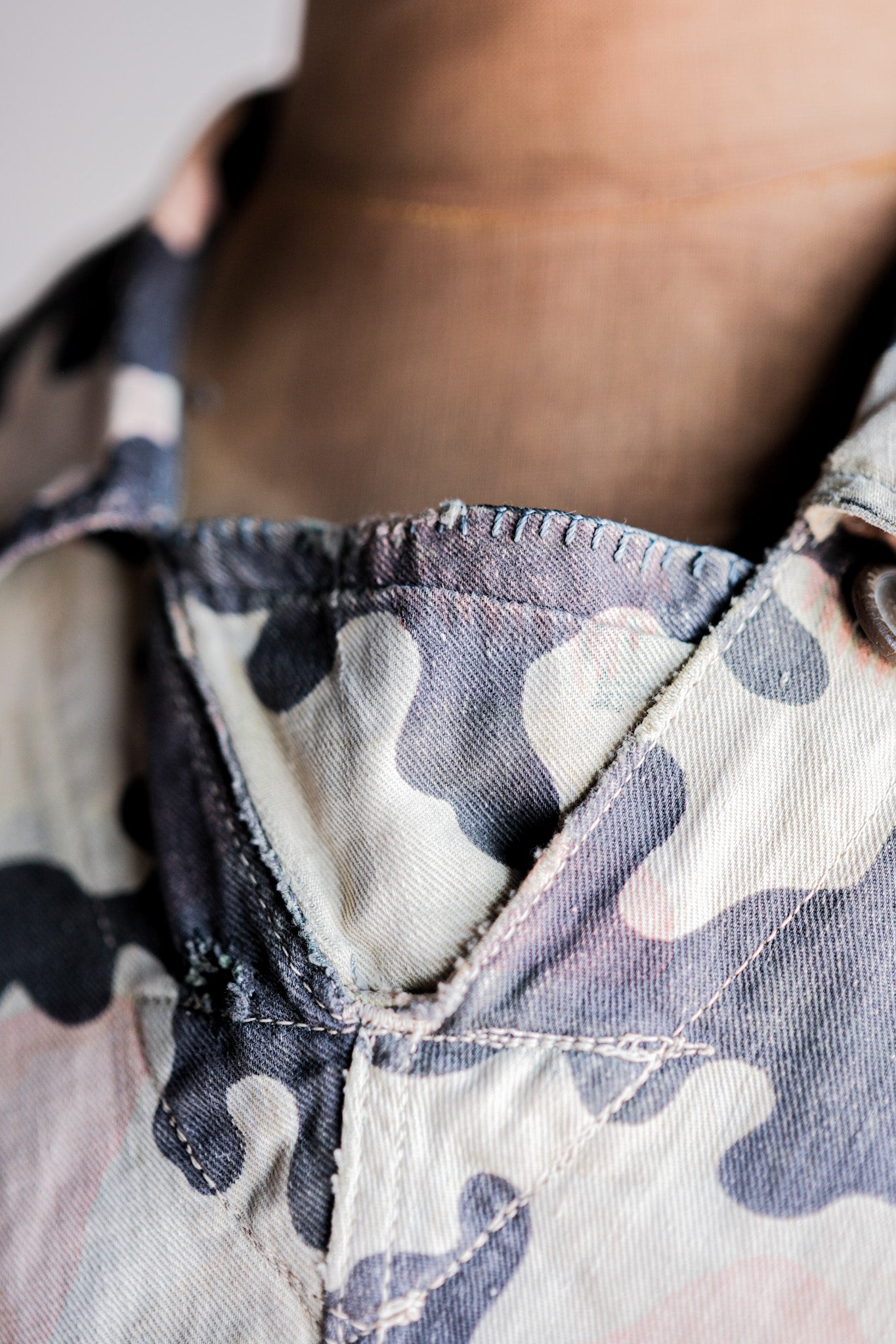 【~50's】Czechoslovakian Army Dubaky Camouflage Reversible Smock