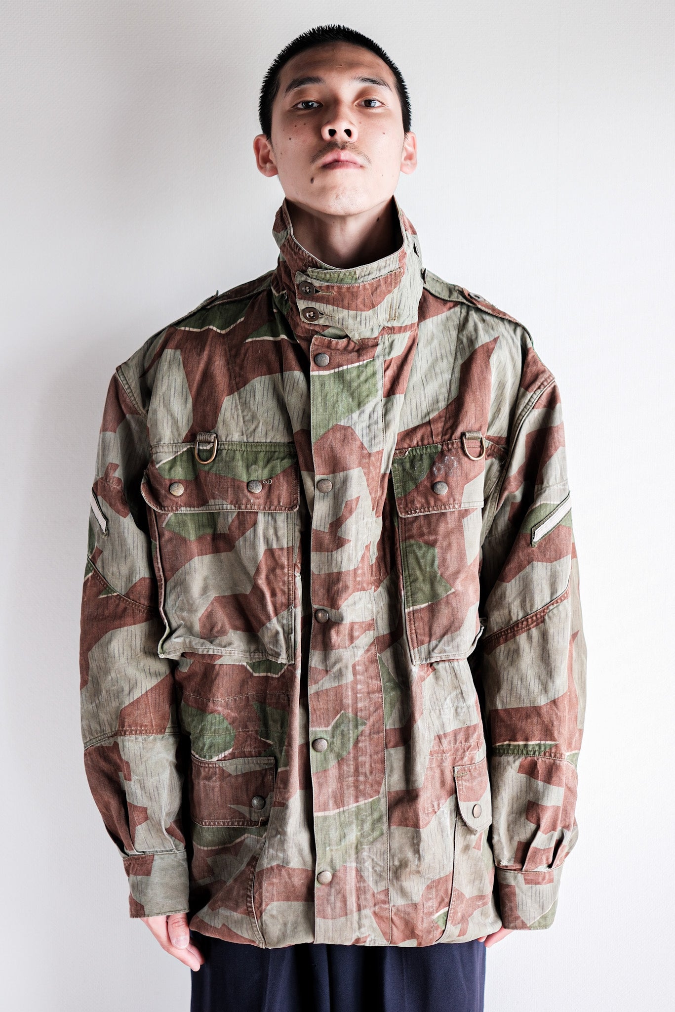 【~50's】German Army Splinter Camouflage Paratrooper Jacket